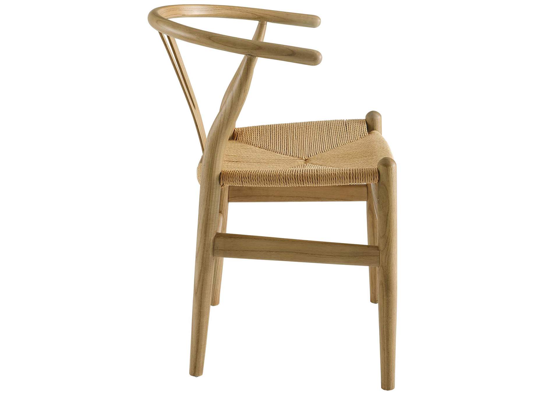 Natural Amish Wood Arm Dining Chair [Set of 2],Modway