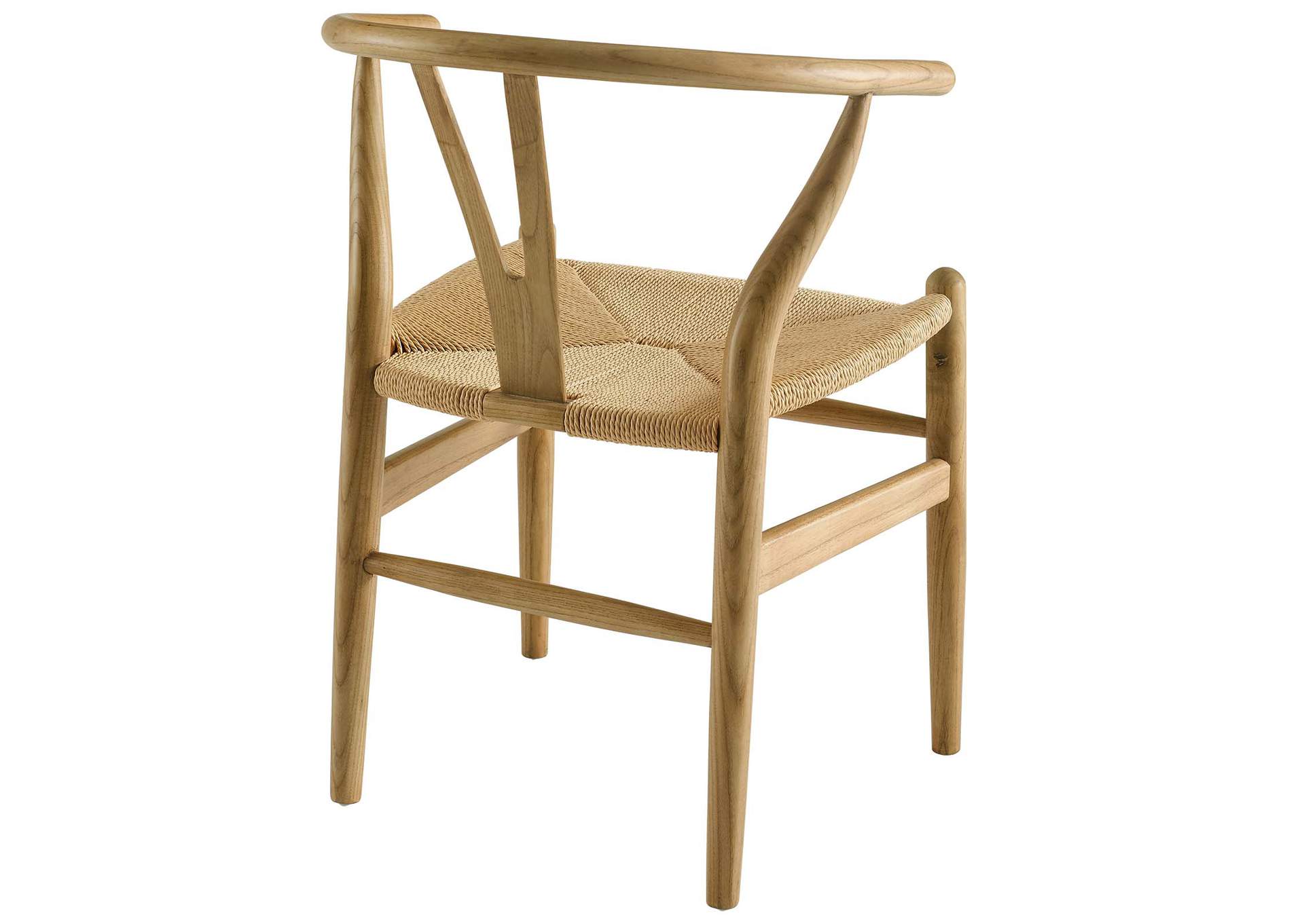 Natural Amish Wood Arm Dining Chair [Set of 2],Modway
