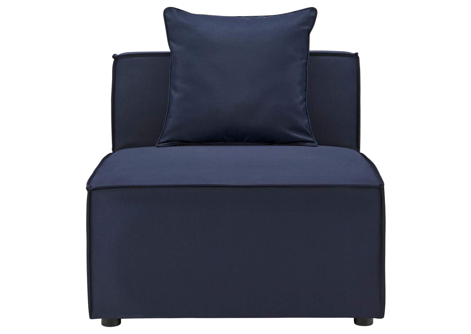 Saybrook Outdoor Patio Upholstered Sectional Sofa Armless Chair,Modway