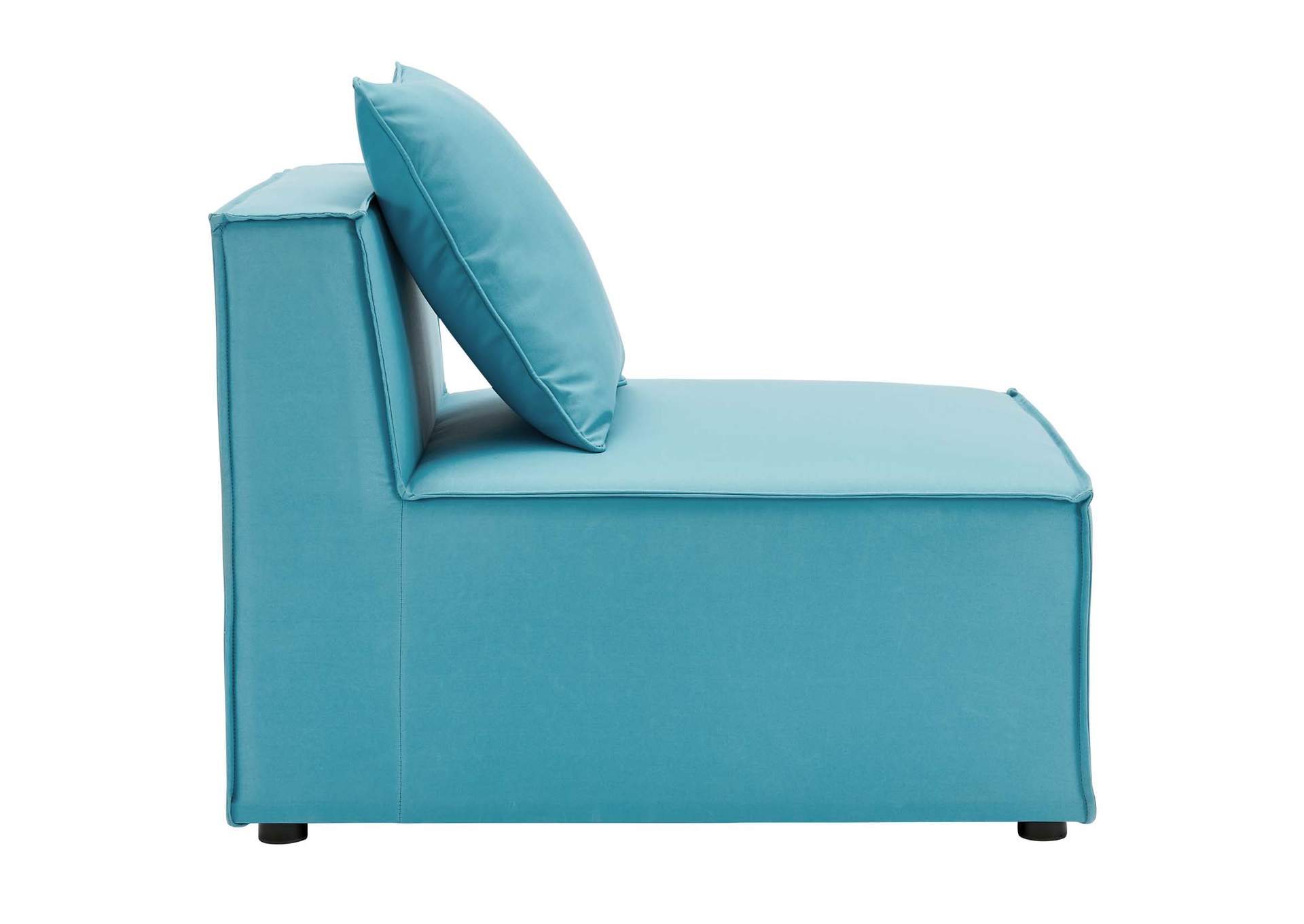 Saybrook Outdoor Patio Upholstered Sectional Sofa Armless Chair,Modway