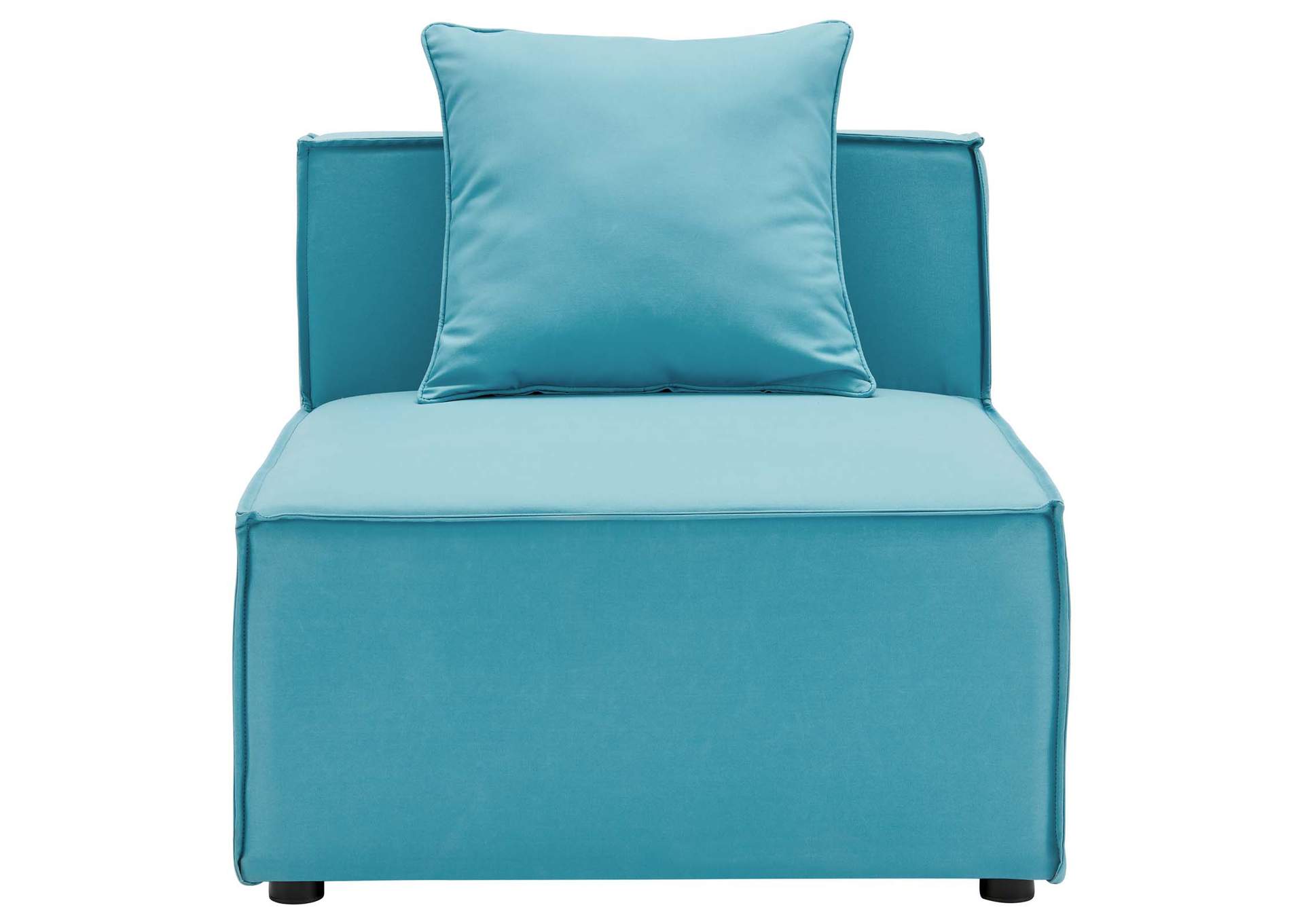 Saybrook Outdoor Patio Upholstered Sectional Sofa Armless Chair,Modway