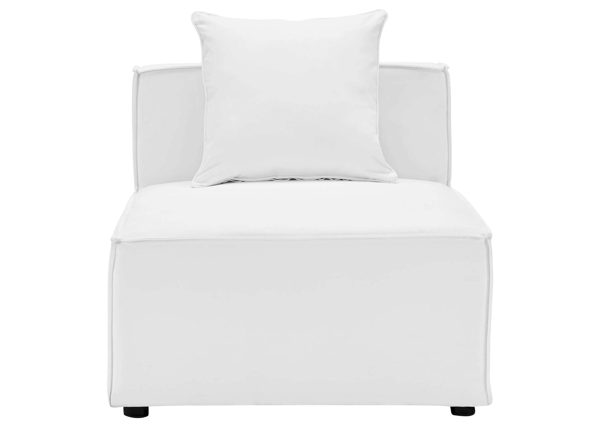 Saybrook Outdoor Patio Upholstered Sectional Sofa Armless Chair,Modway