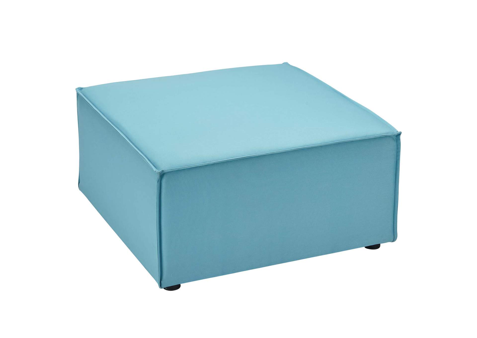 Turquoise Saybrook Outdoor Patio Upholstered Sectional Sofa Ottoman,Modway