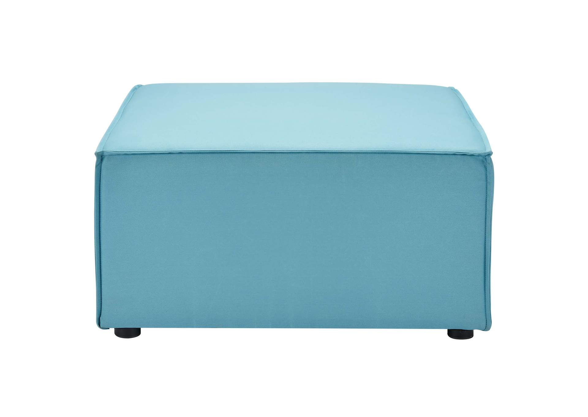 Turquoise Saybrook Outdoor Patio Upholstered Sectional Sofa Ottoman,Modway