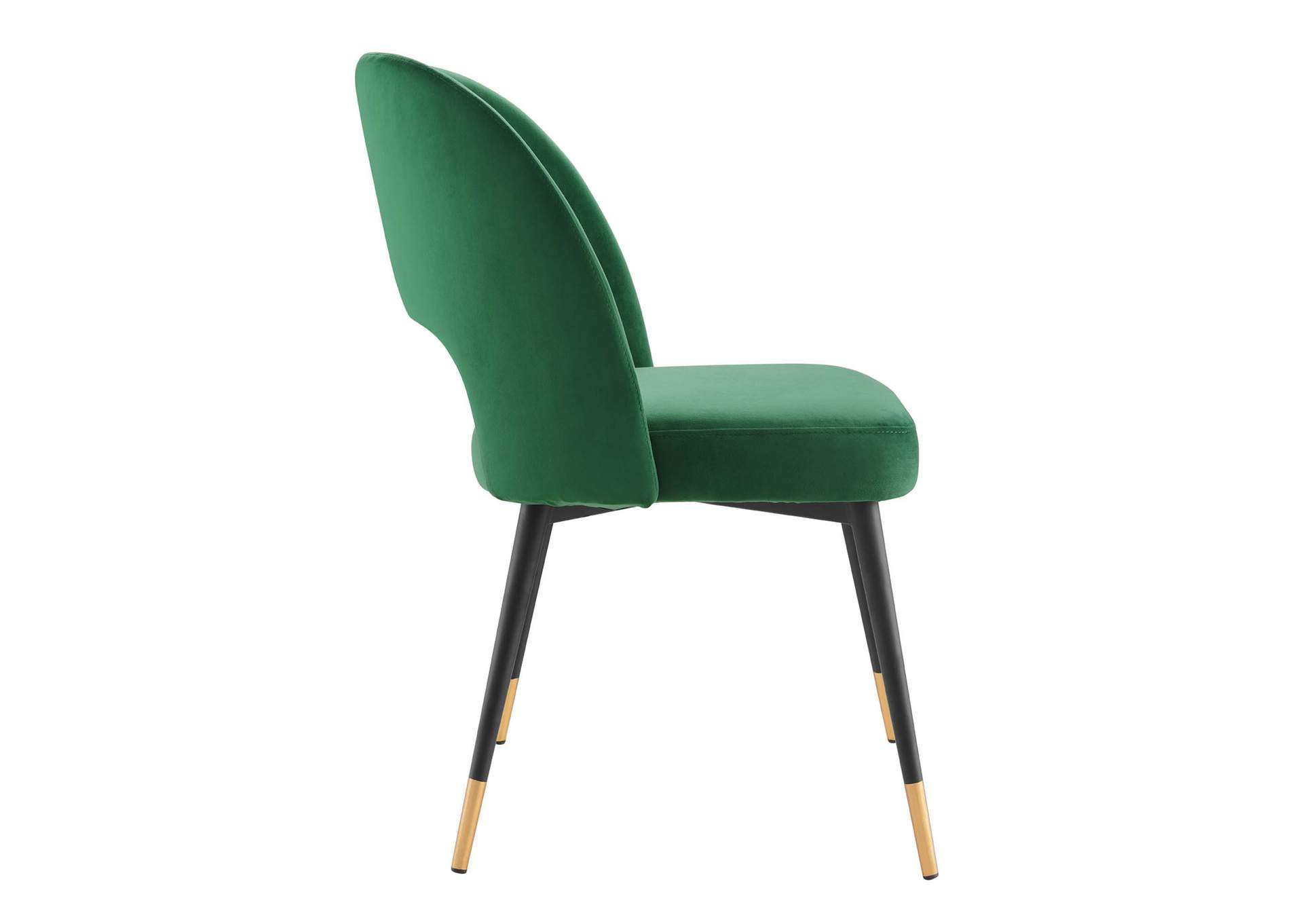 Emerald Rouse Performance Velvet Dining Side Chair,Modway
