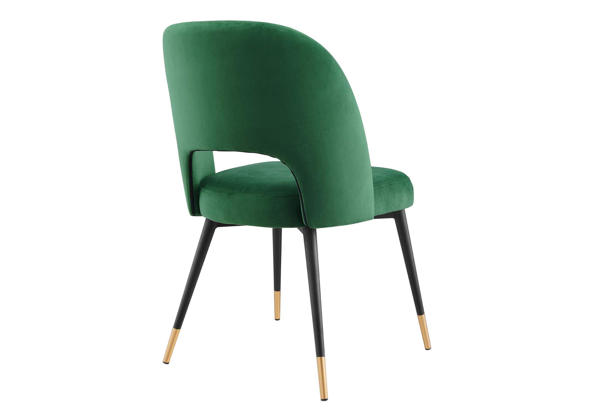 Emerald Rouse Performance Velvet Dining Side Chair,Modway