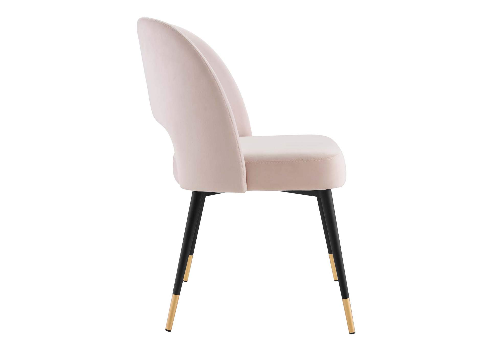 Pink Rouse Performance Velvet Dining Side Chair,Modway