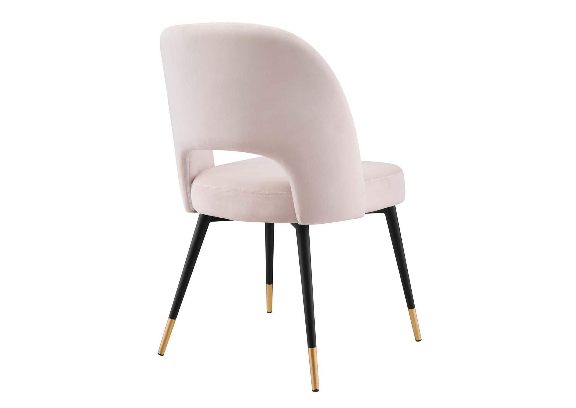 Pink Rouse Performance Velvet Dining Side Chair,Modway