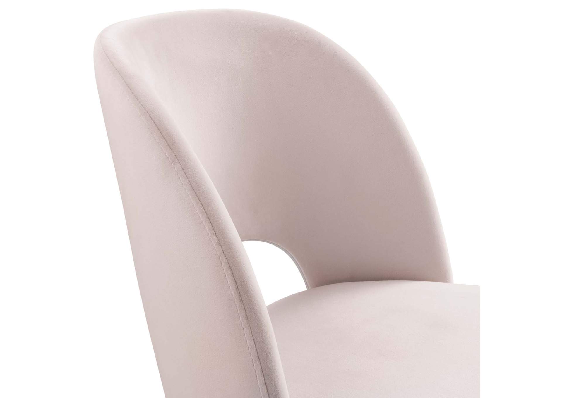 Pink Rouse Performance Velvet Dining Side Chair,Modway