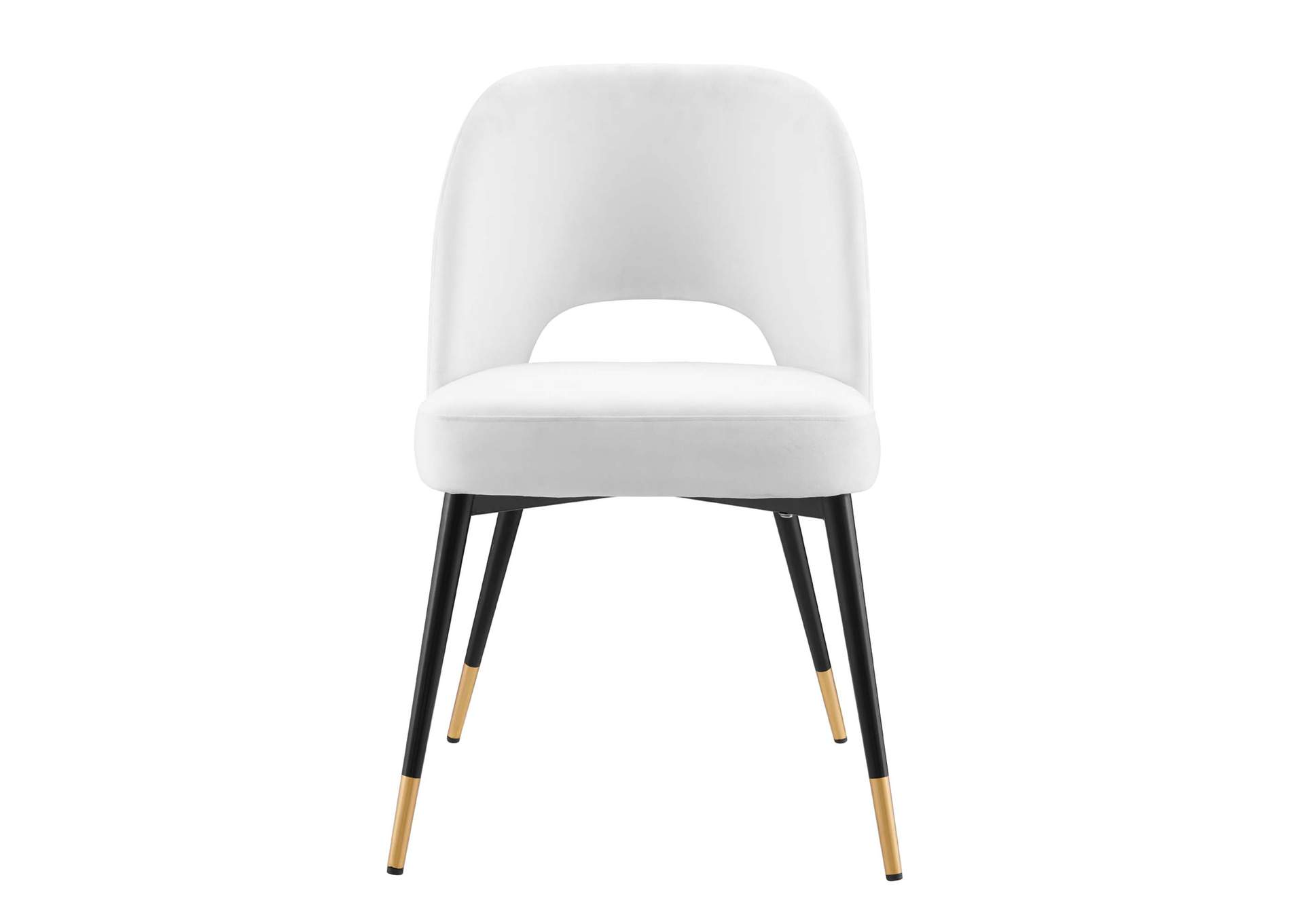 White Rouse Performance Velvet Dining Side Chair,Modway