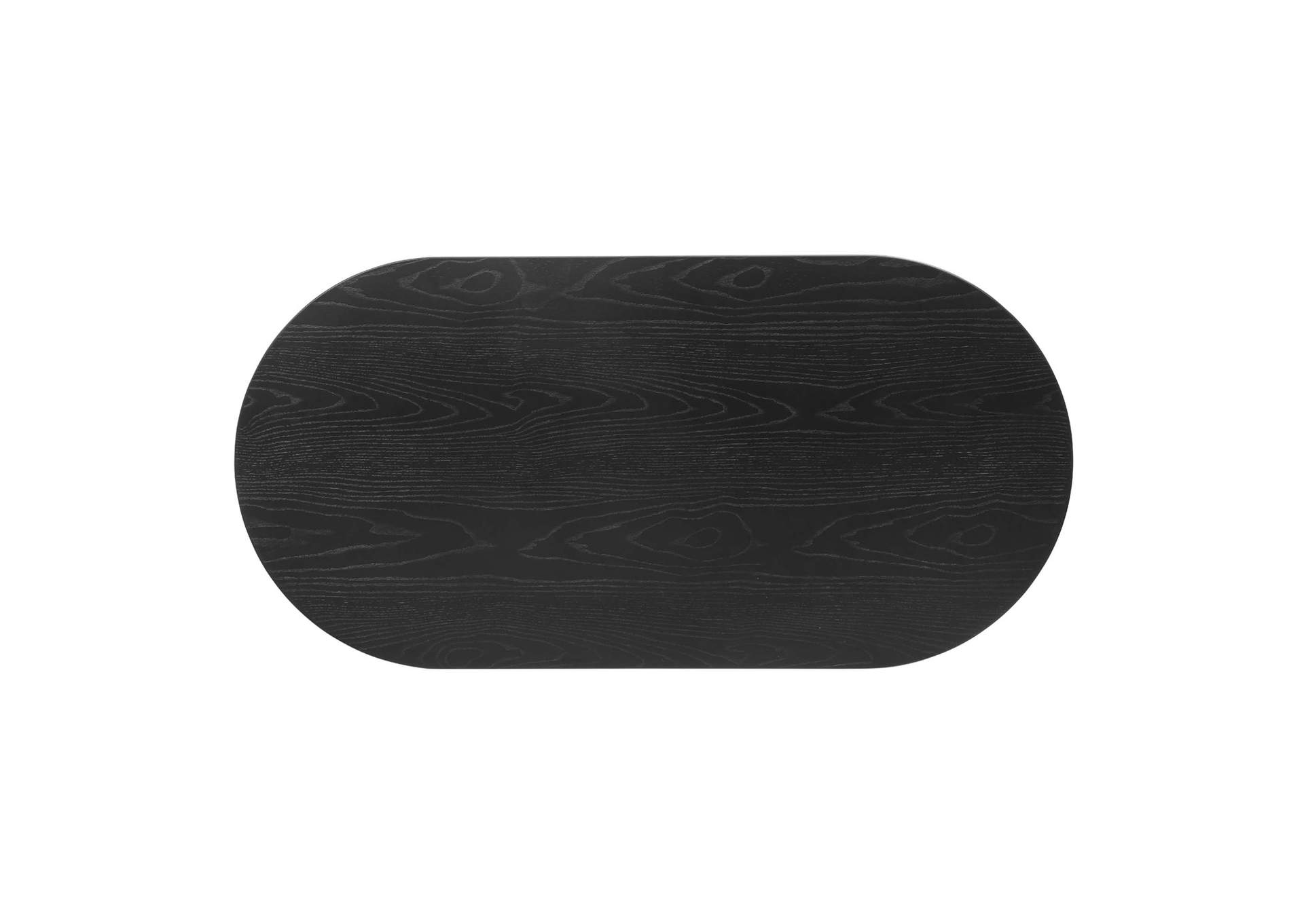 Black Vigor 47" Oval Coffee Table,Modway