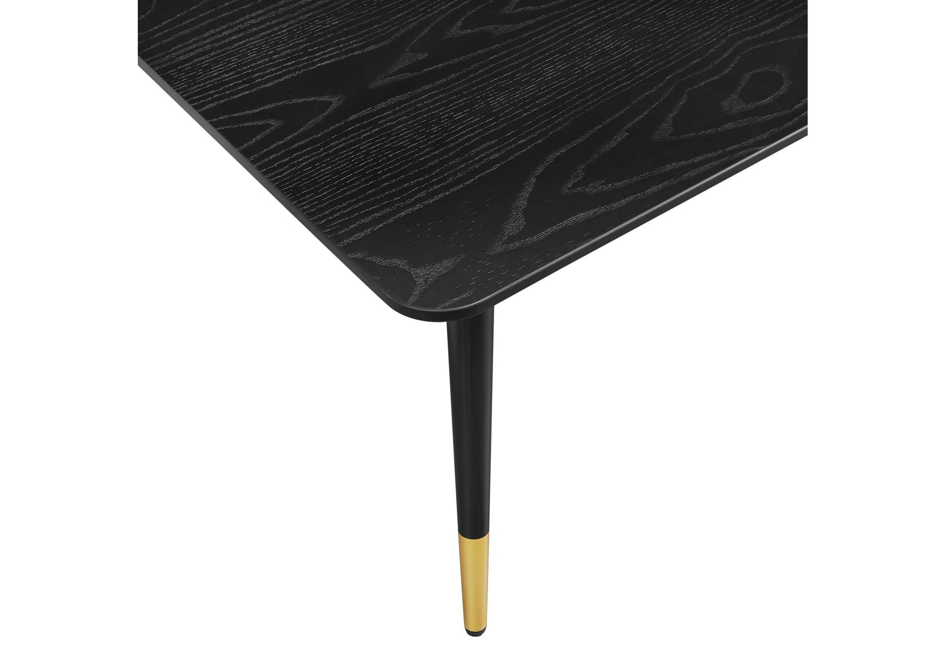 Black Vigor Square Coffee Table,Modway