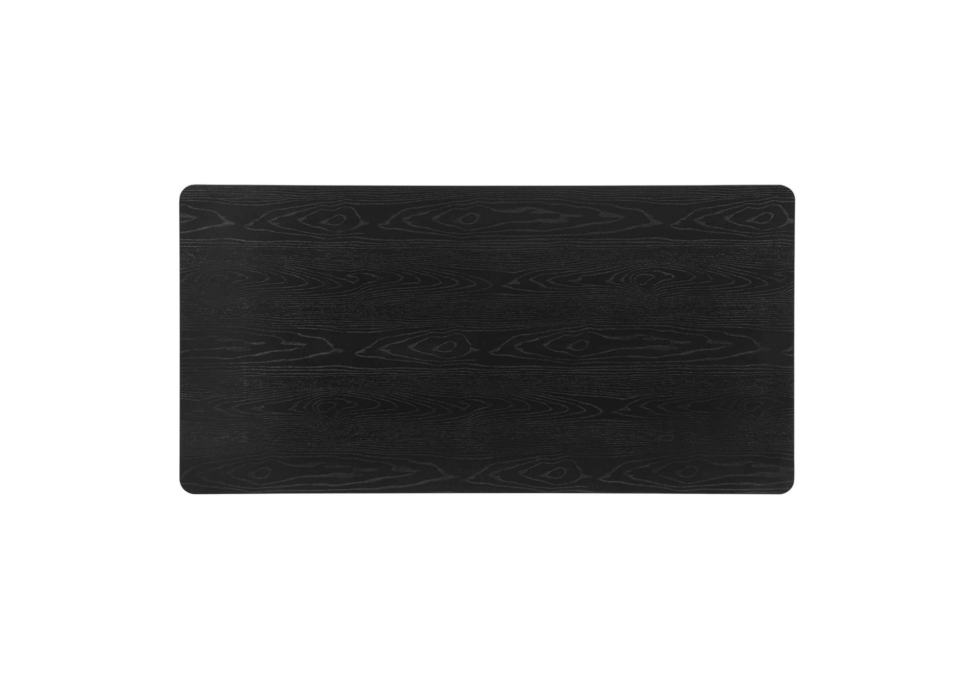 Black Vigor 71" Rectangular Dining Table,Modway
