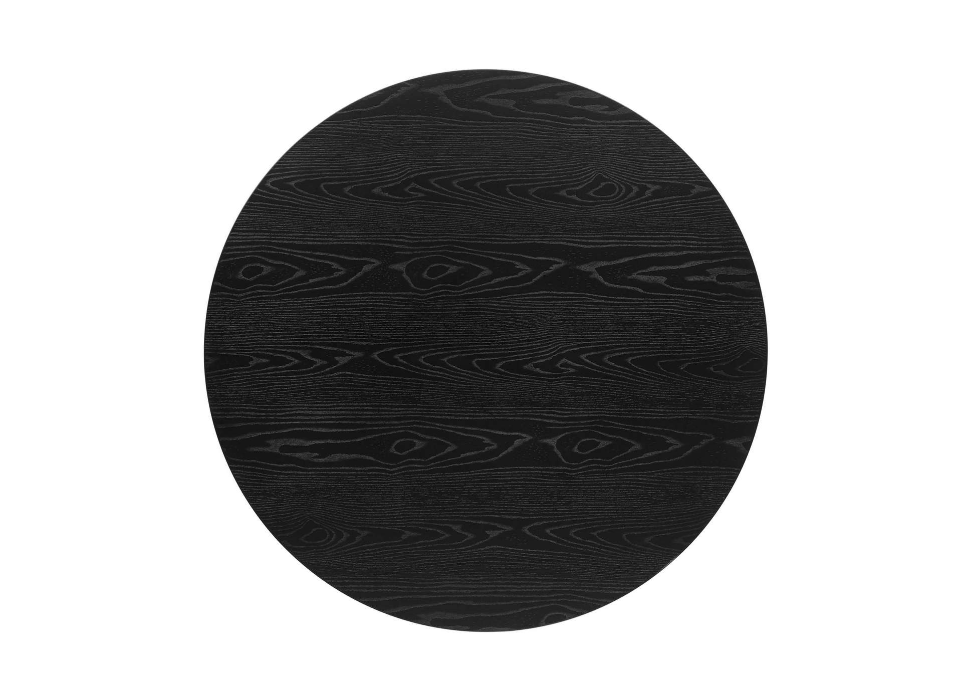 Black Vigor Round Dining Table,Modway
