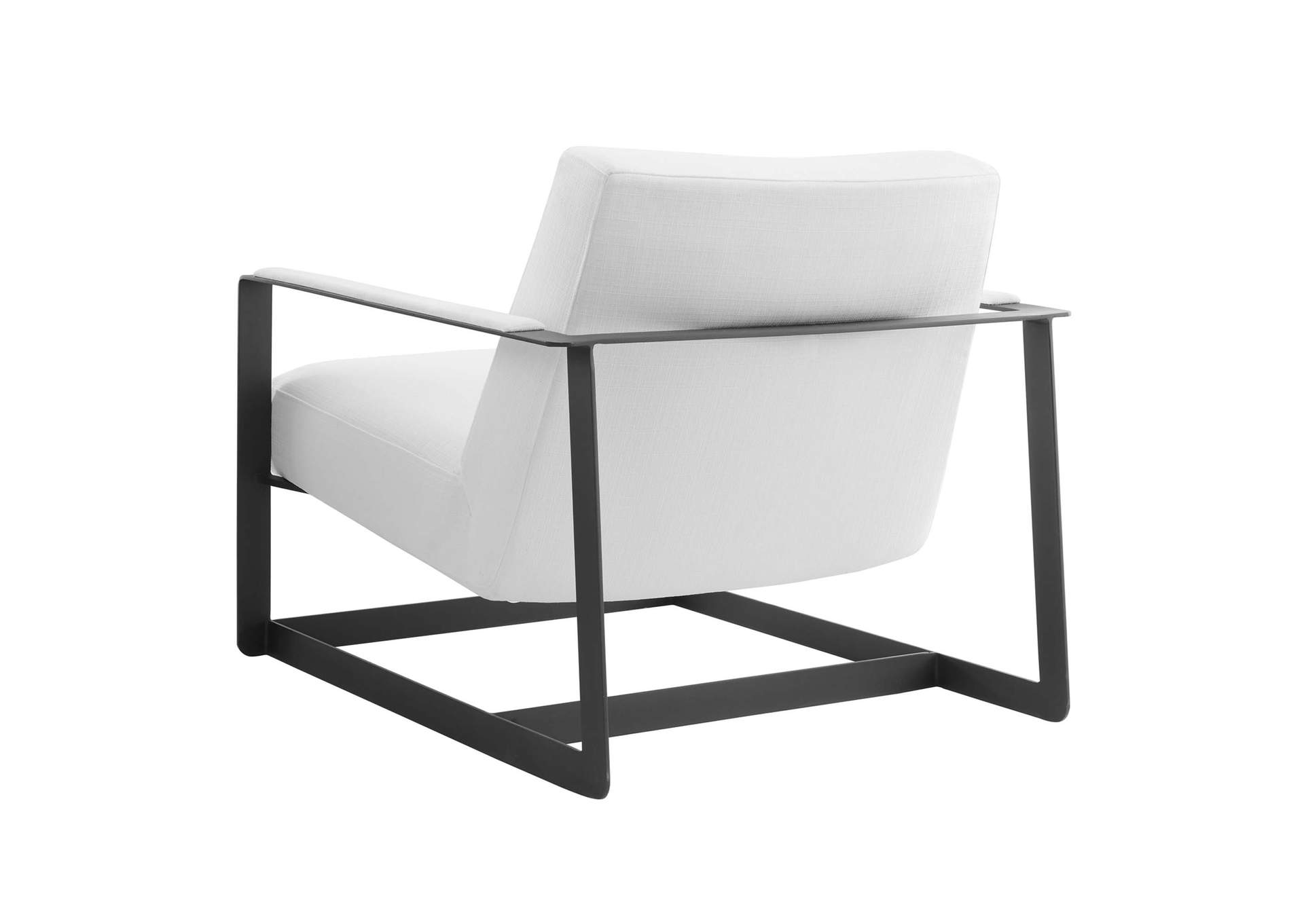 Black White Seg Upholstered Accent Chair,Modway