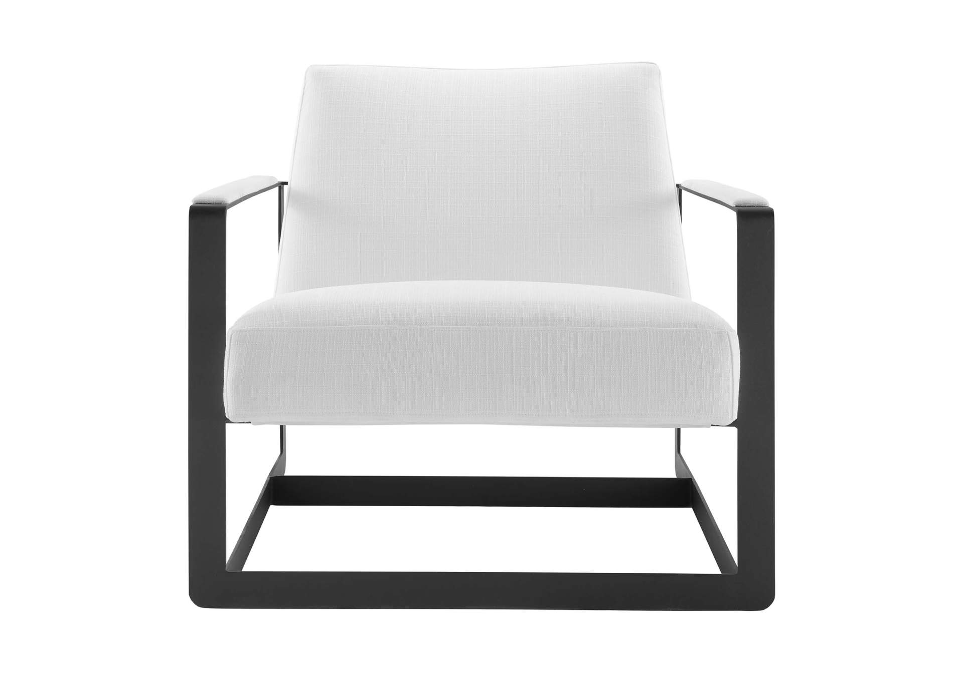 Black White Seg Upholstered Accent Chair,Modway