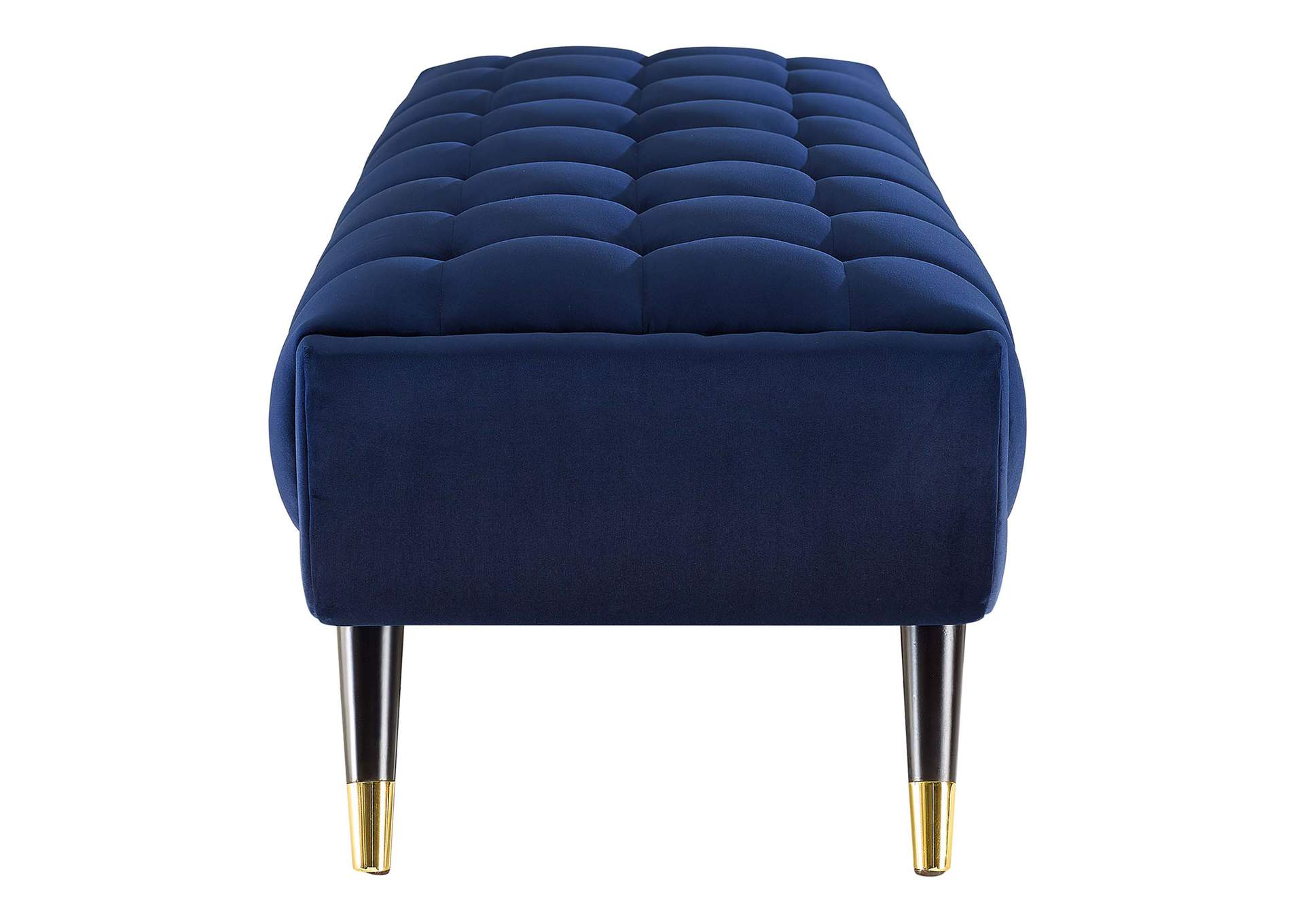 Midnight Blue Adept 60" Performance Velvet Bench,Modway
