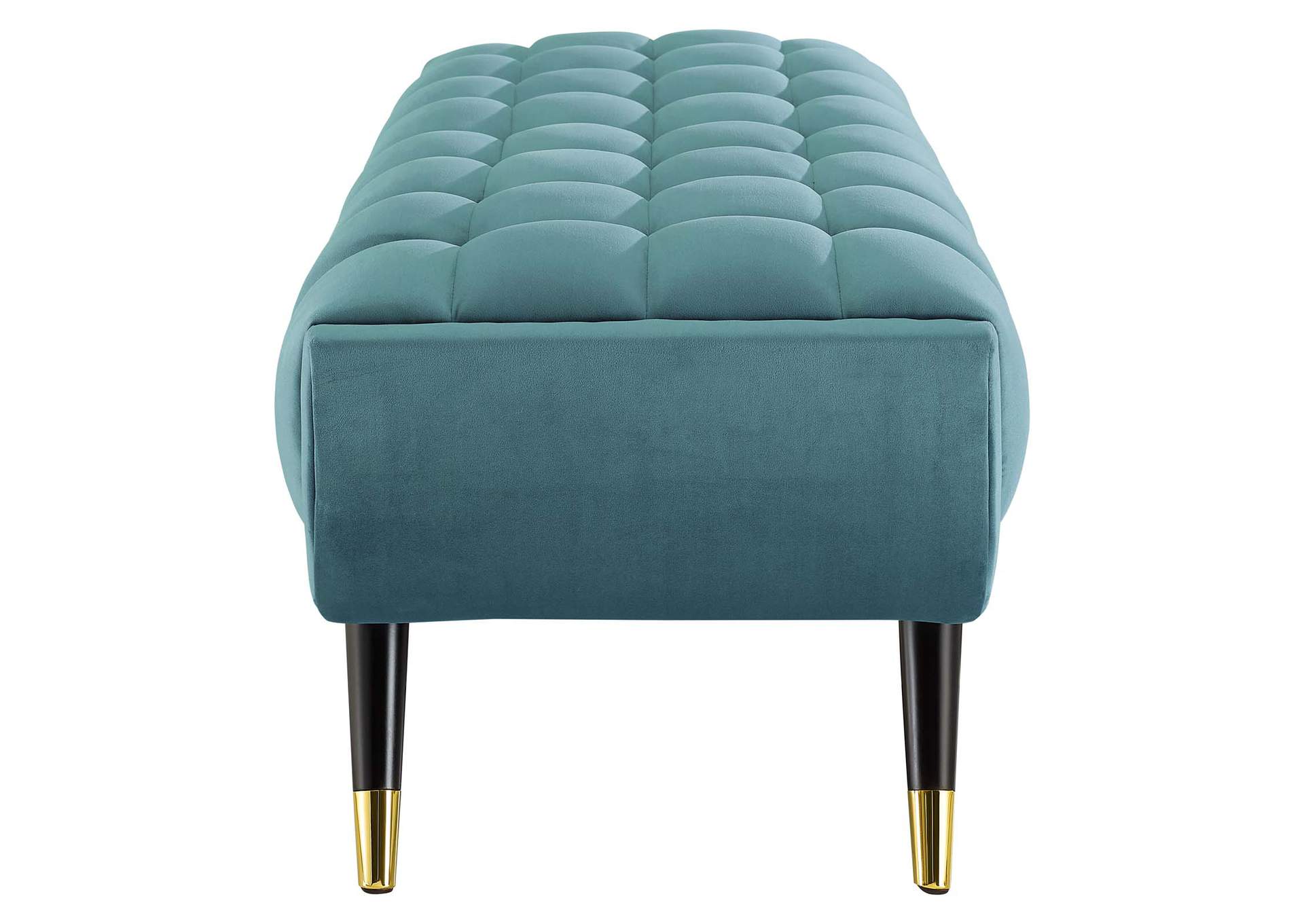 Sea Blue Adept 60" Performance Velvet Bench,Modway