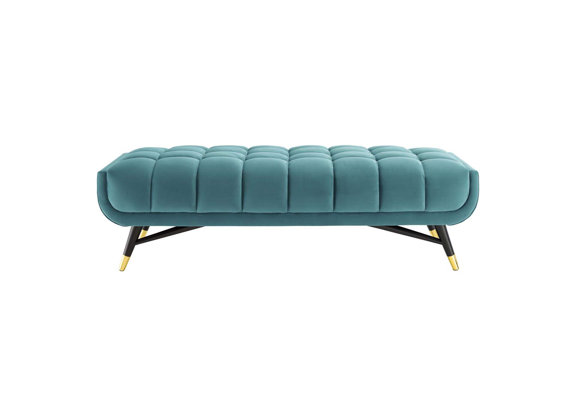 Sea Blue Adept 60" Performance Velvet Bench,Modway