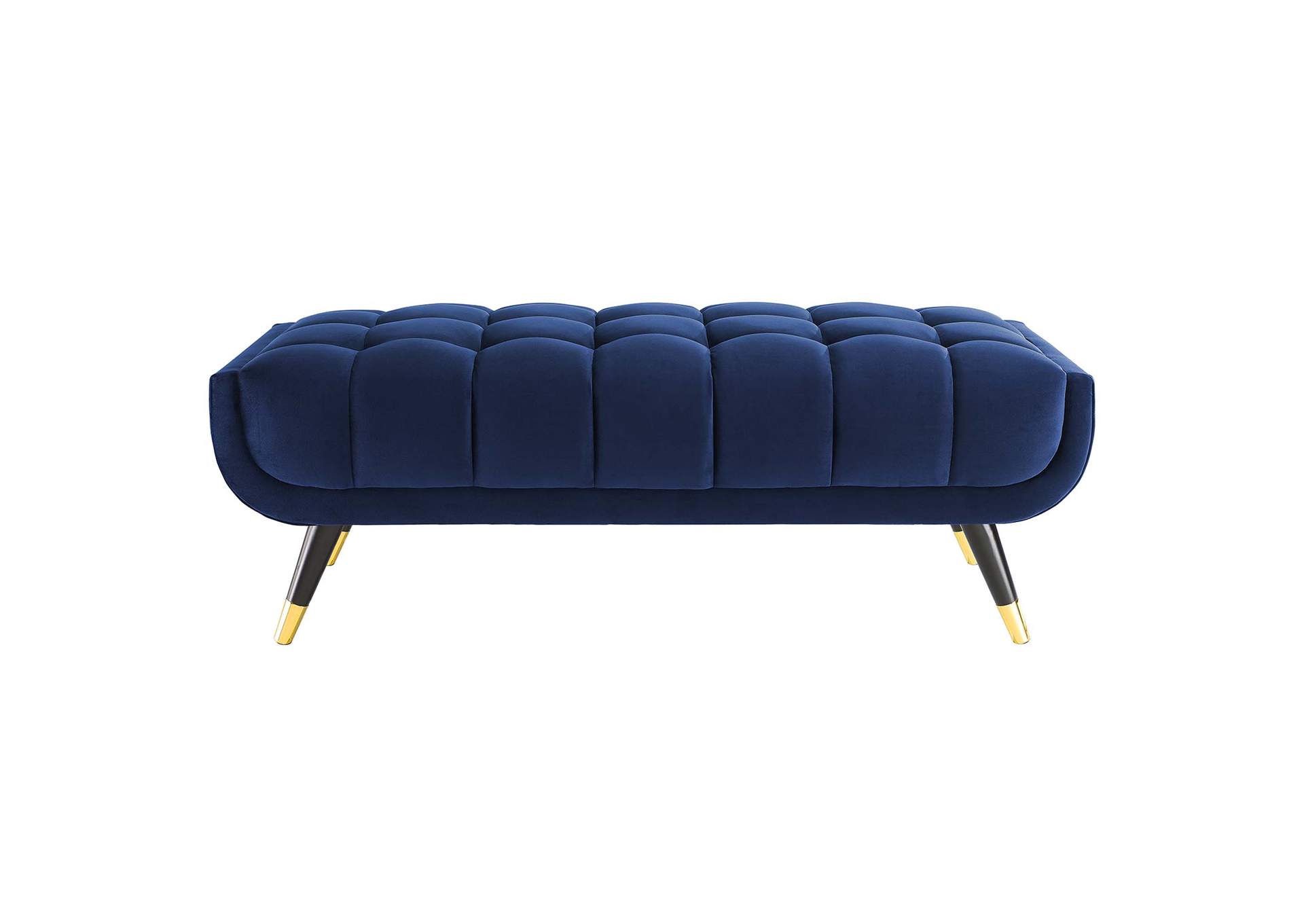 Midnight Blue Adept 47.5" Performance Velvet Bench,Modway