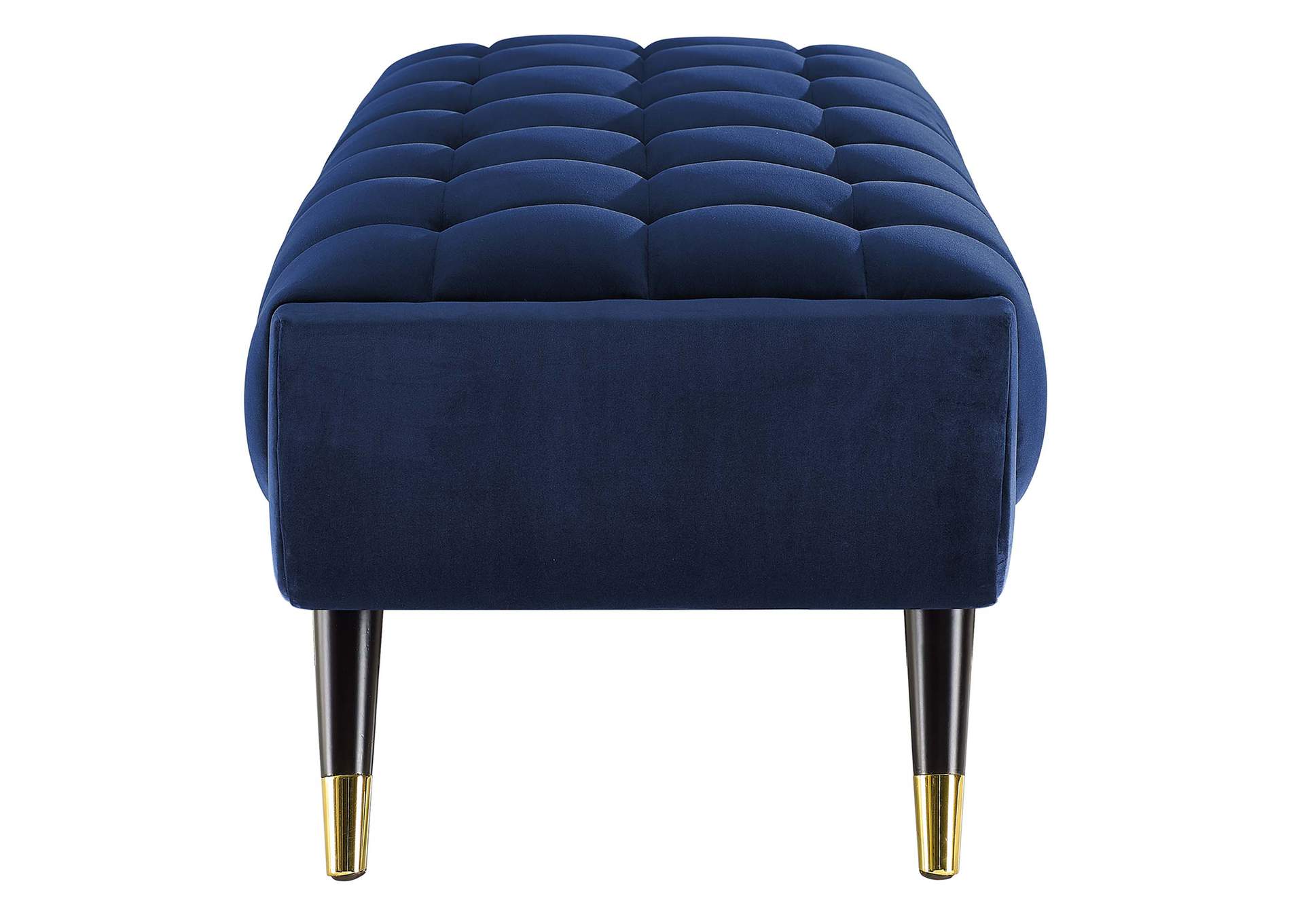Midnight Blue Adept 47.5" Performance Velvet Bench,Modway
