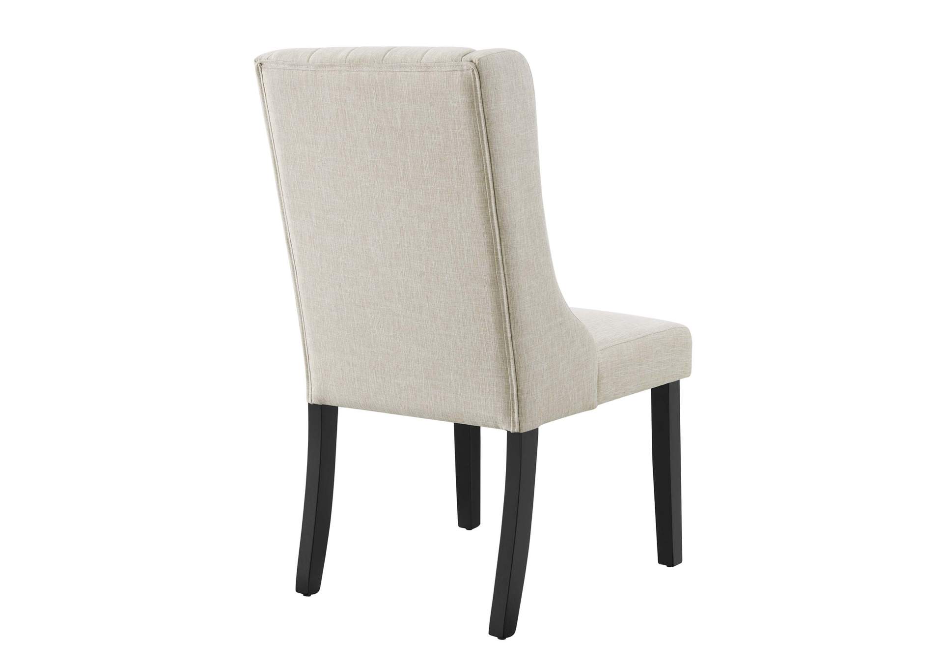 Beige Renew Parsons Fabric Dining Side Chairs - [Set of 2],Modway