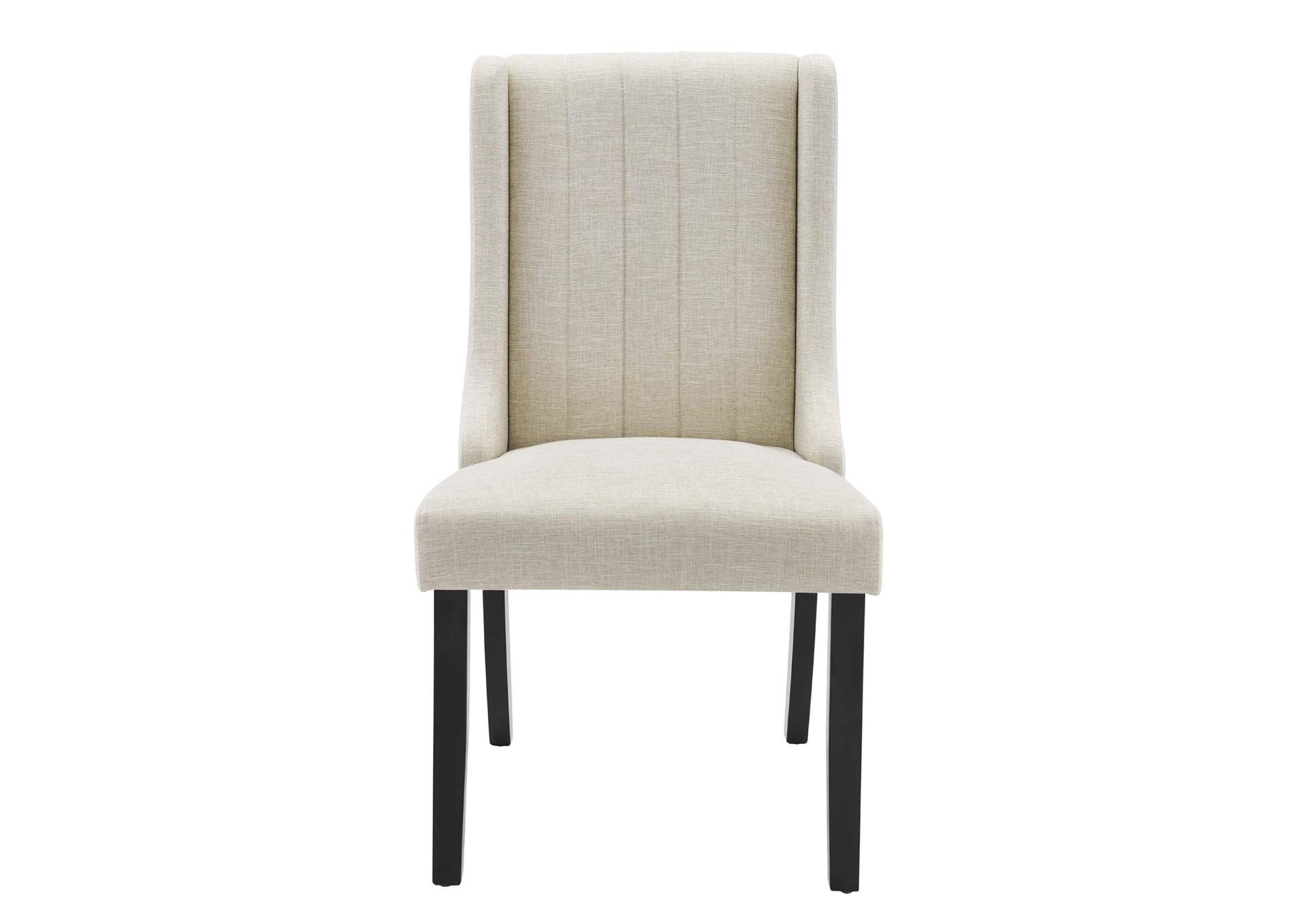 Beige Renew Parsons Fabric Dining Side Chairs - [Set of 2],Modway