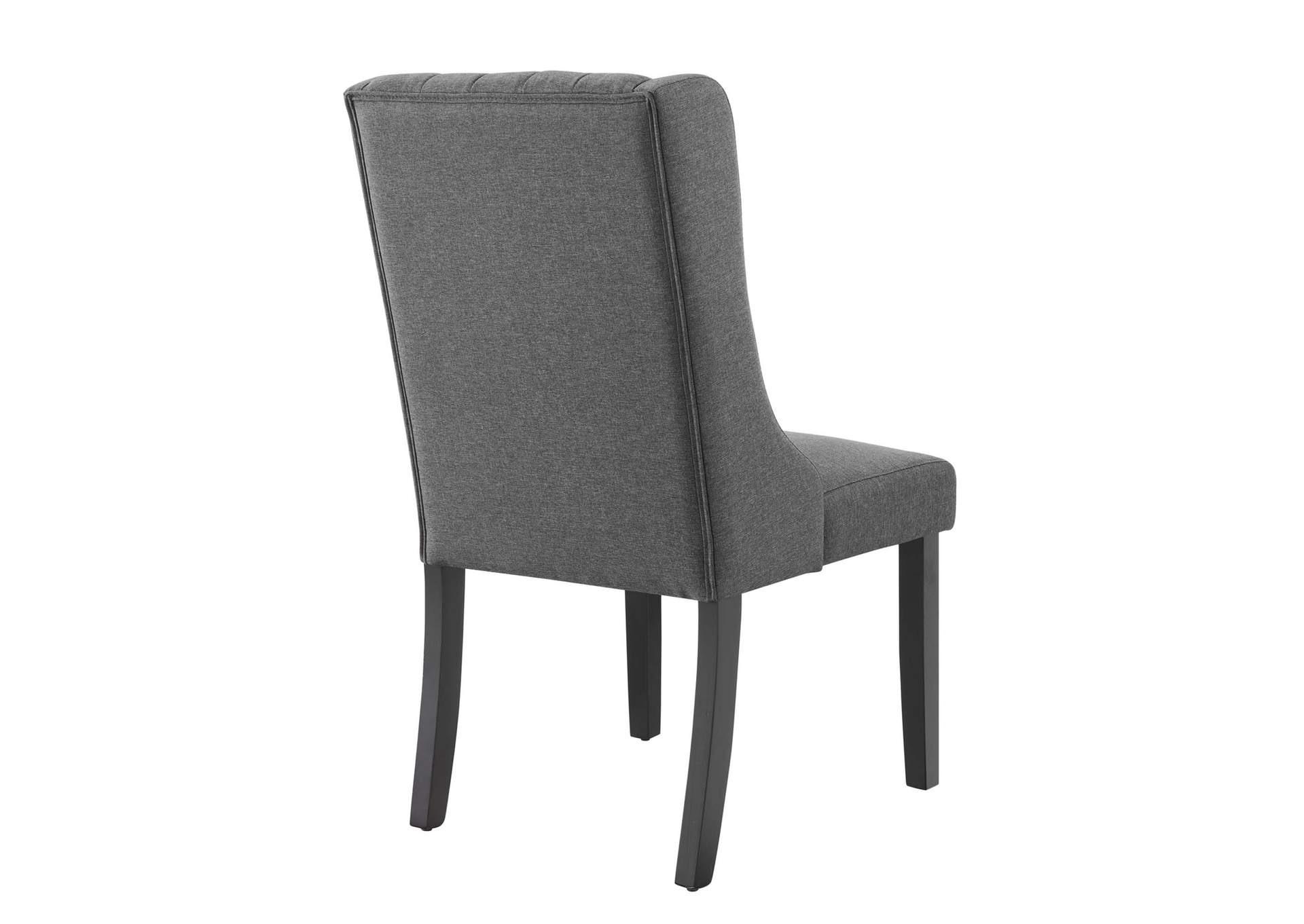 Gray Renew Parsons Fabric Dining Side Chairs - [Set of 2],Modway