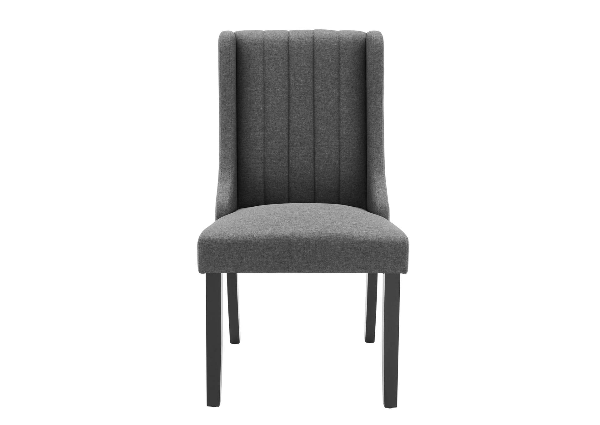 Gray Renew Parsons Fabric Dining Side Chairs - [Set of 2],Modway