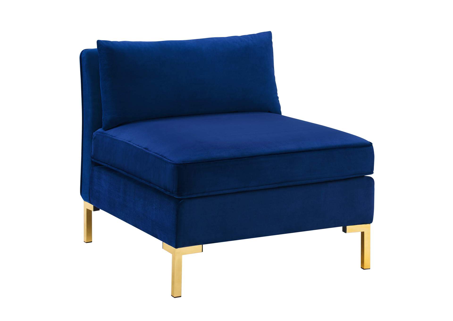 Navy Ardent Performance Velvet Sofa,Modway