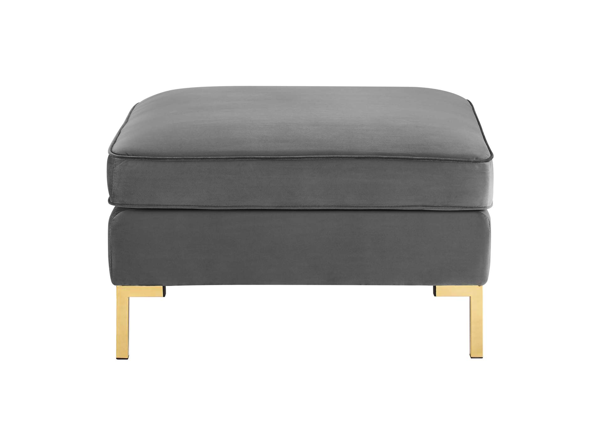 Gray Ardent 6-Piece Performance Velvet Sectional Sofa,Modway