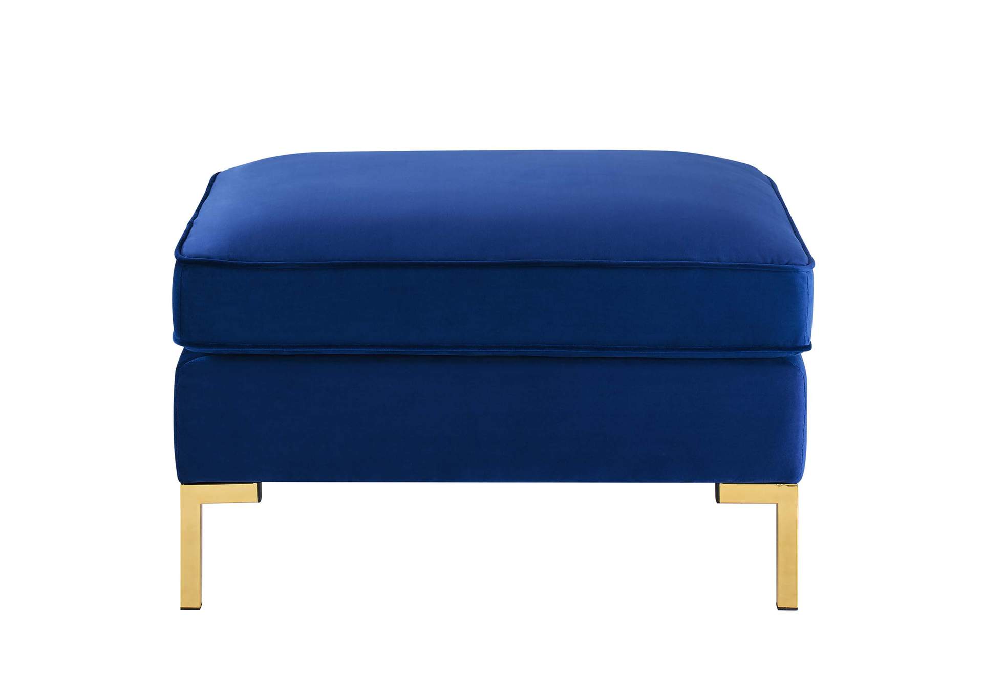 Navy Ardent 6-Piece Performance Velvet Sectional Sofa,Modway