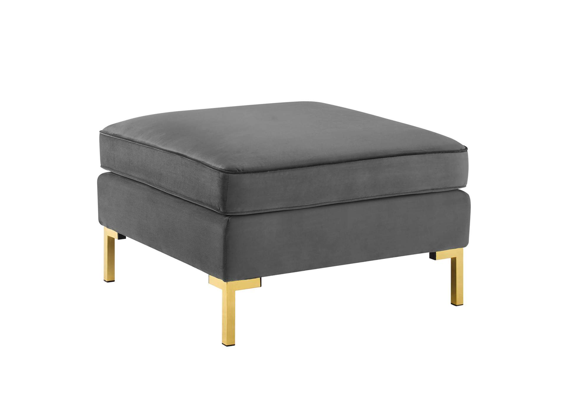 Gray Ardent 5-Piece Performance Velvet Sectional Sofa,Modway