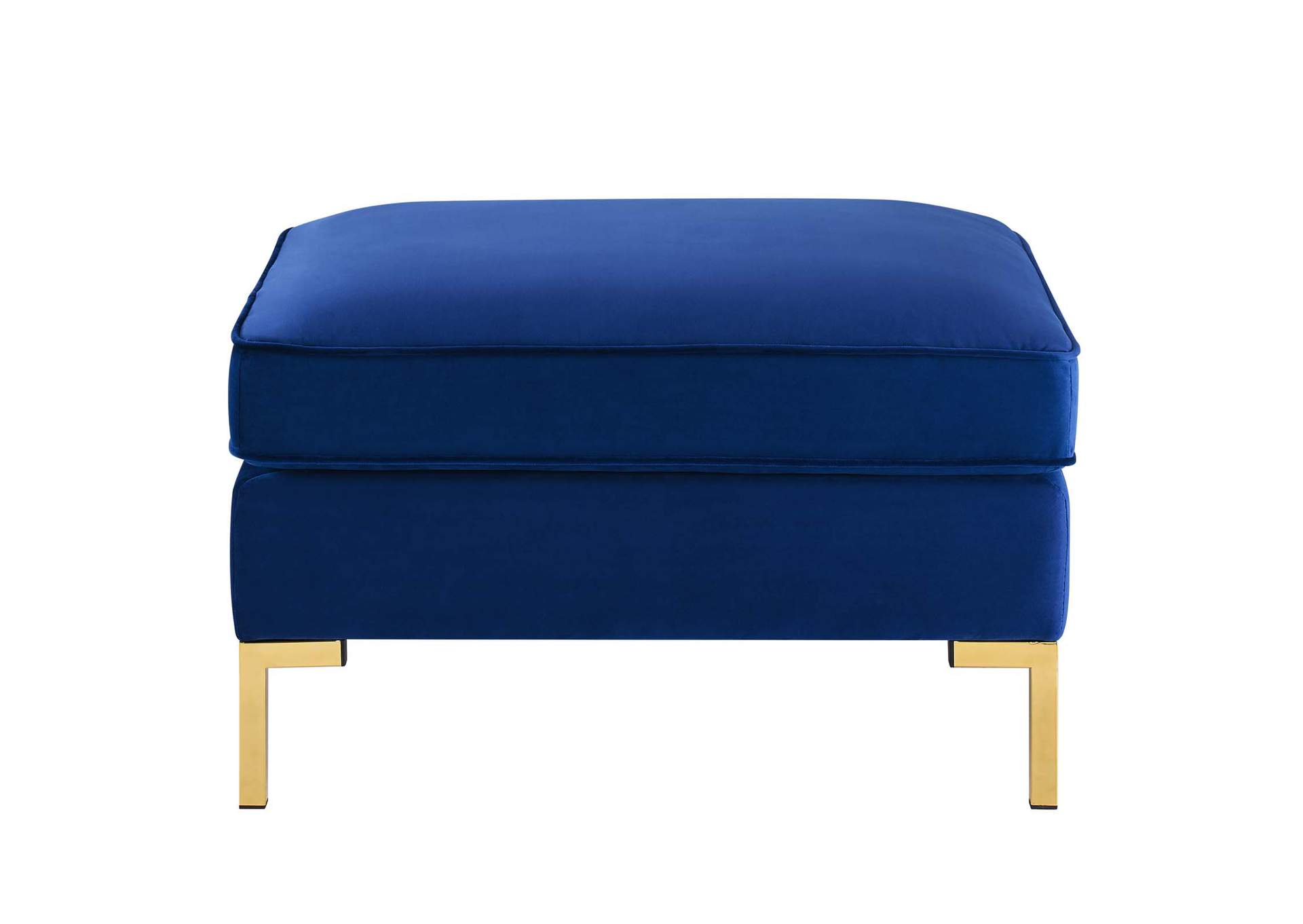 Navy Ardent 7-Piece Performance Velvet Sectional Sofa,Modway