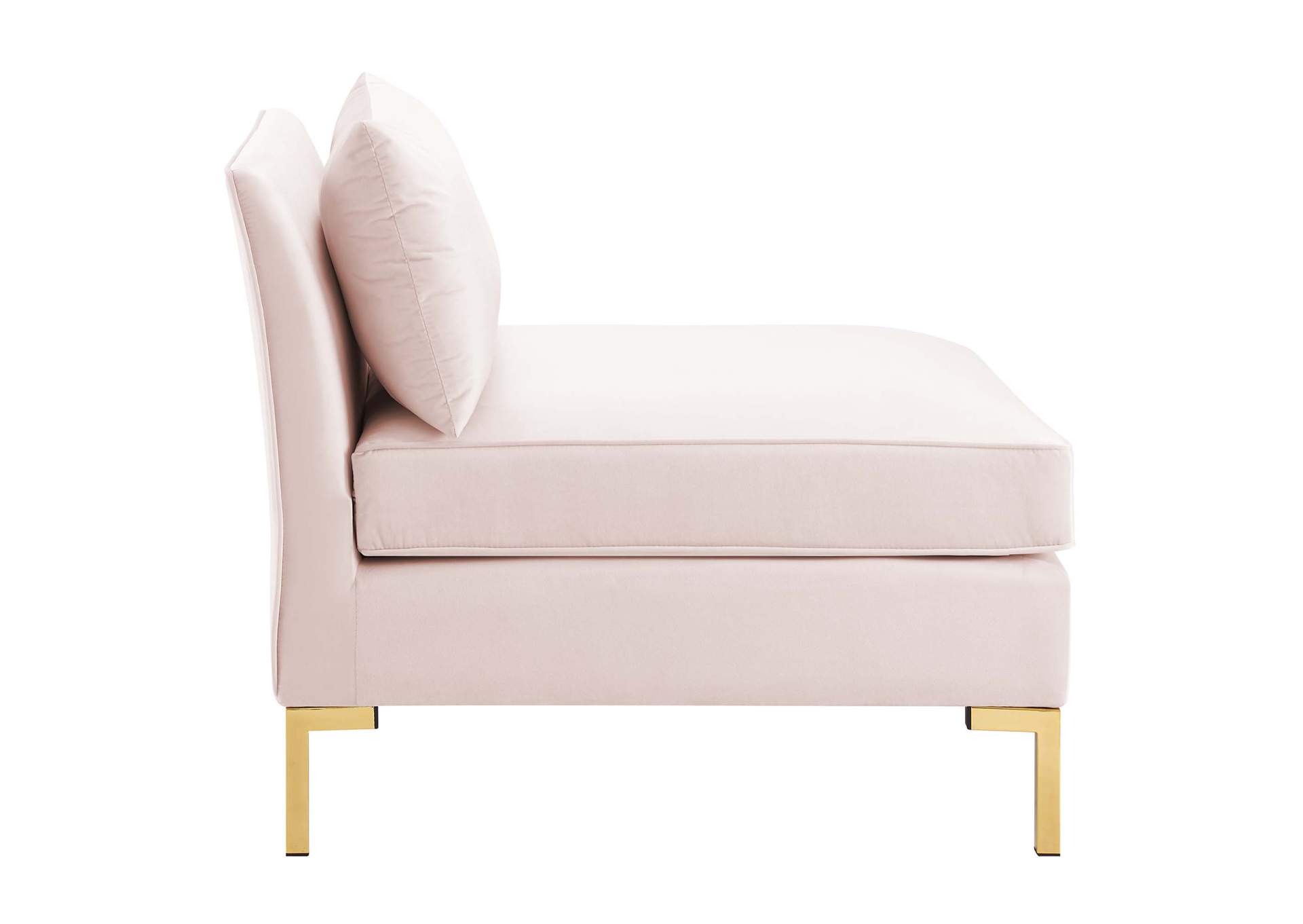 Pink Ardent 8-Piece Performance Velvet Sectional Sofa,Modway