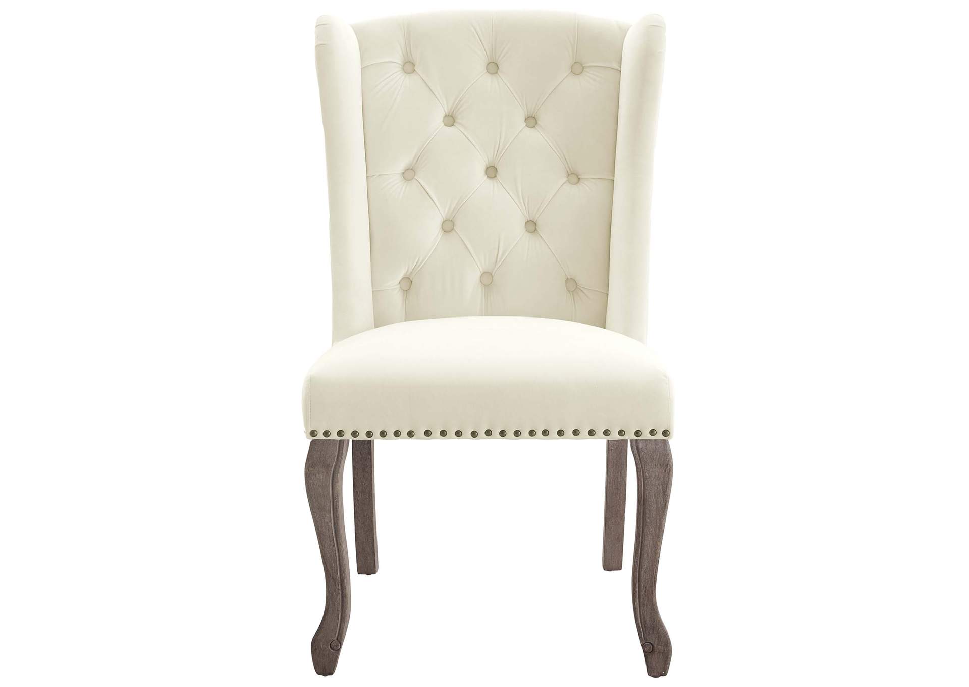 Ivory Apprise Side Chair Performance Velvet [Set of 2],Modway
