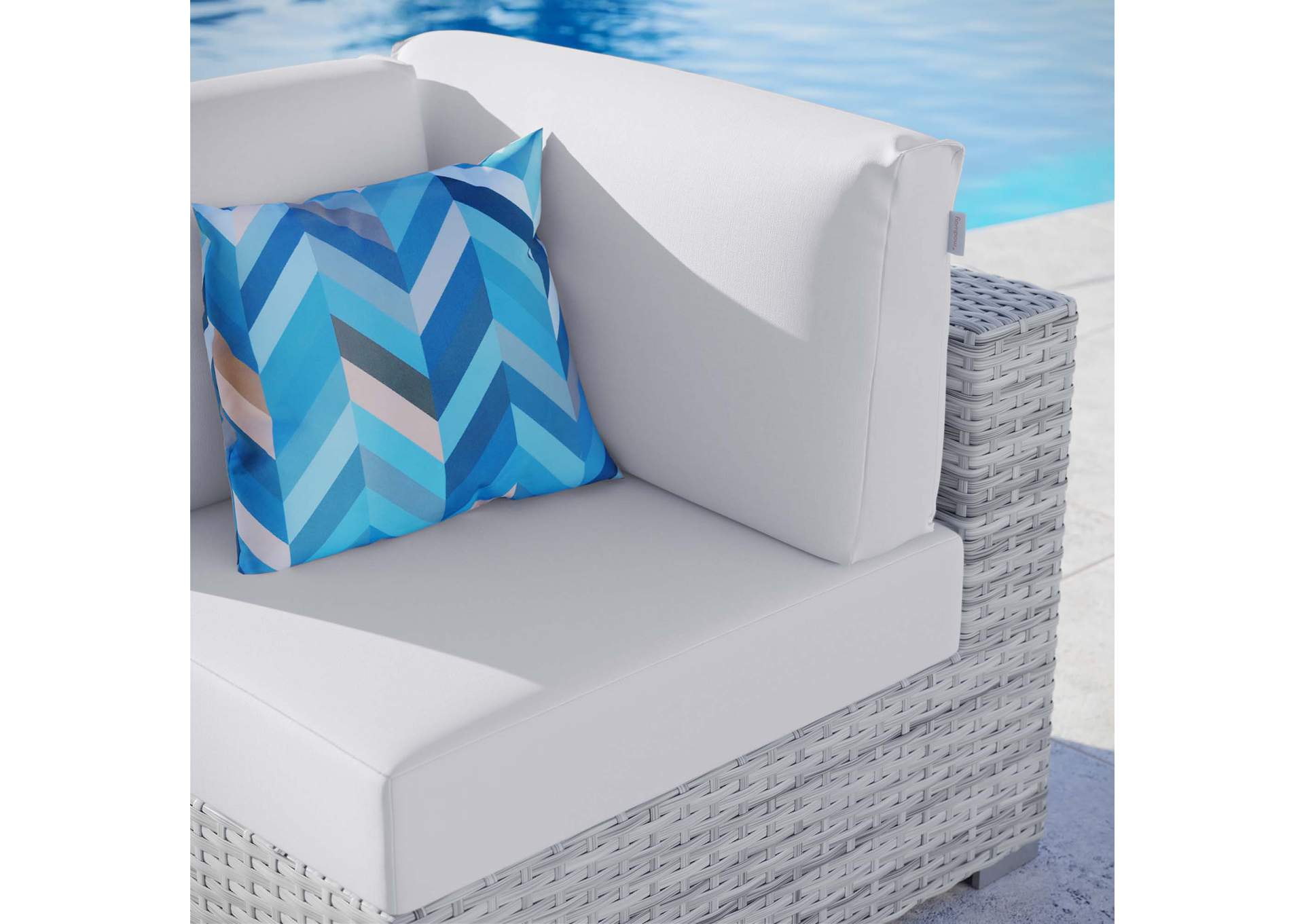 Convene Outdoor Patio Corner Chair,Modway