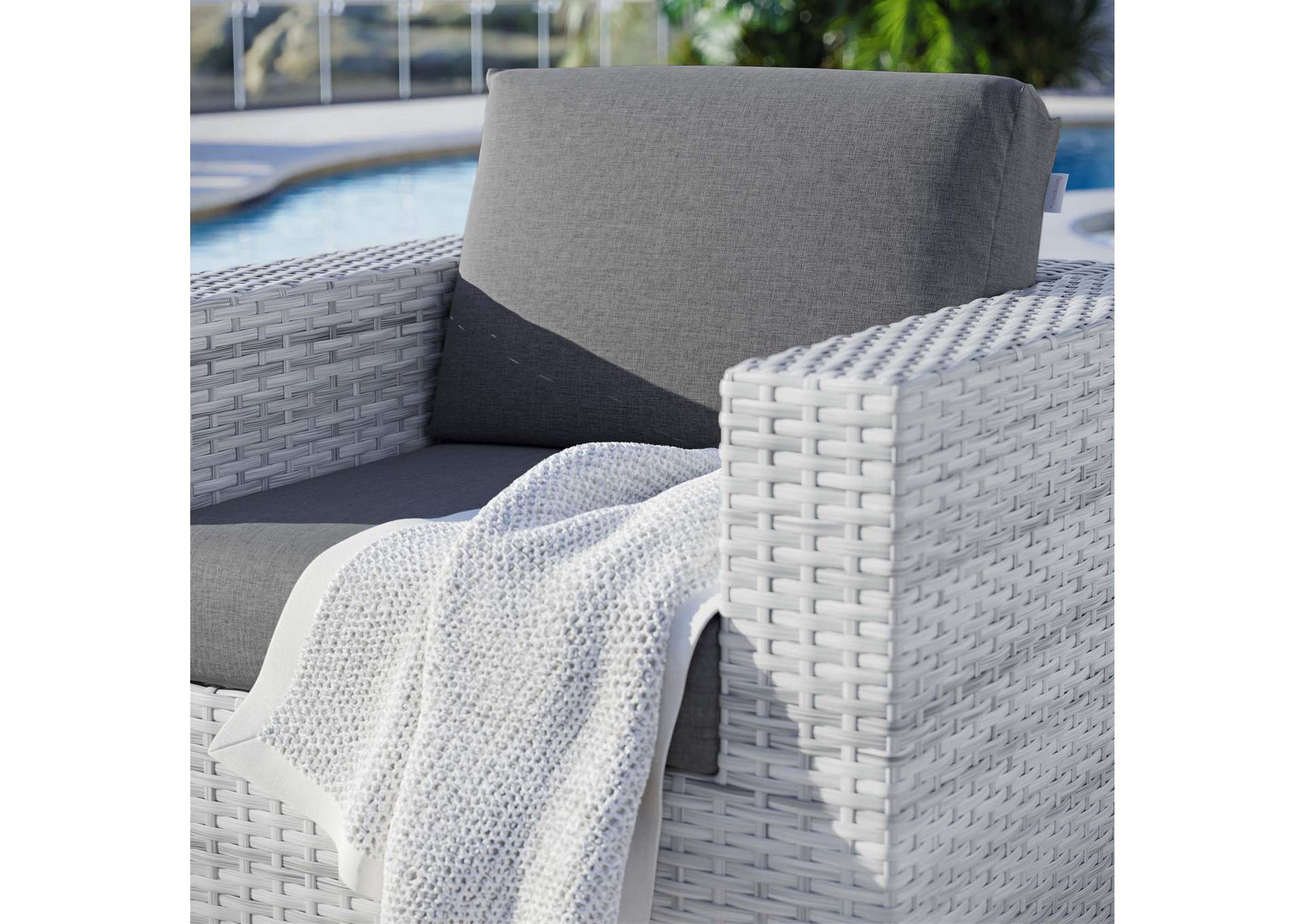 Convene Outdoor Patio Armchair,Modway