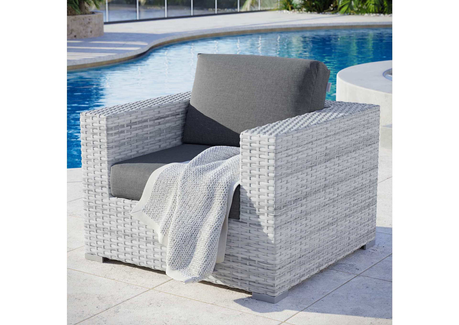 Convene Outdoor Patio Armchair,Modway