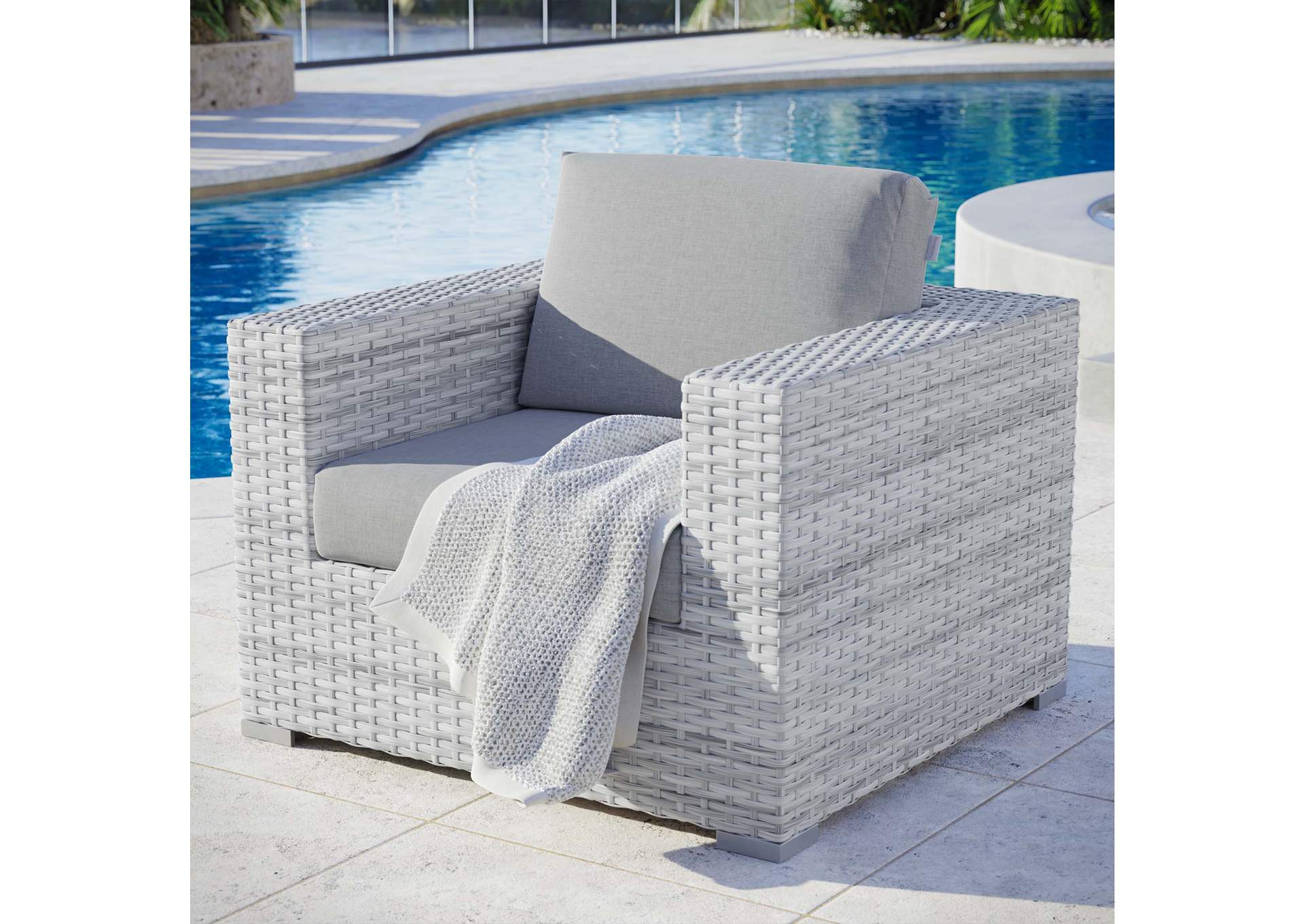 Convene Outdoor Patio Armchair,Modway