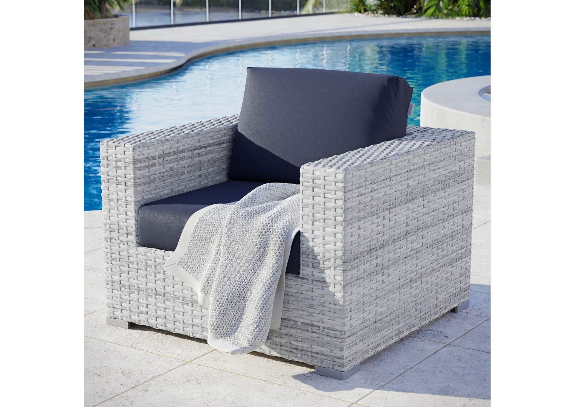 Convene Outdoor Patio Armchair,Modway