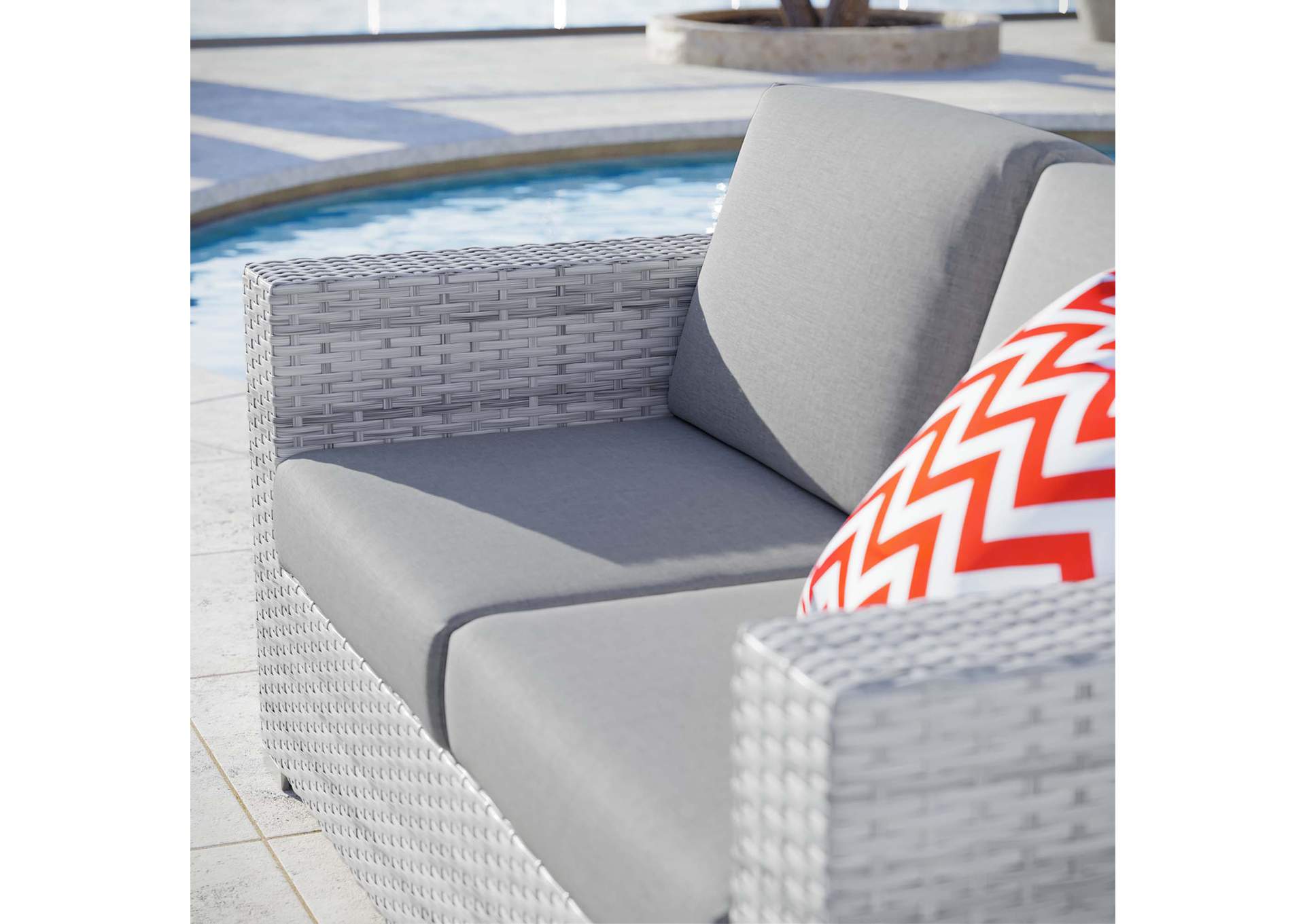 Convene Outdoor Patio Loveseat,Modway