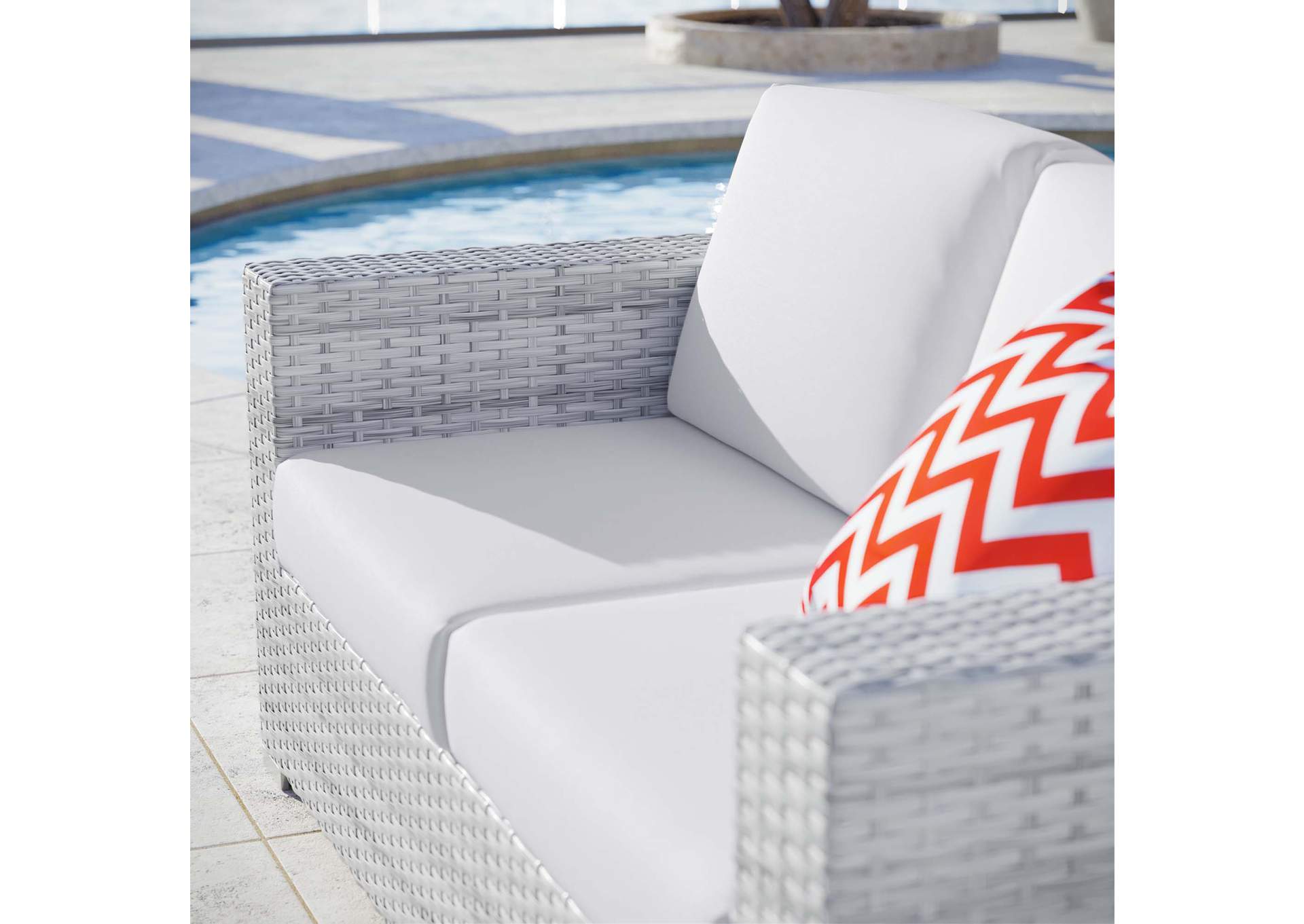 Convene Outdoor Patio Loveseat,Modway