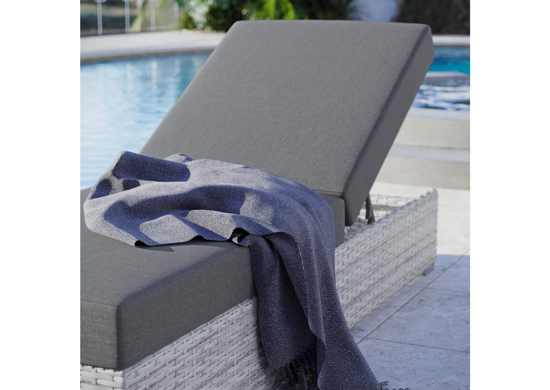 Convene Outdoor Patio Chaise,Modway