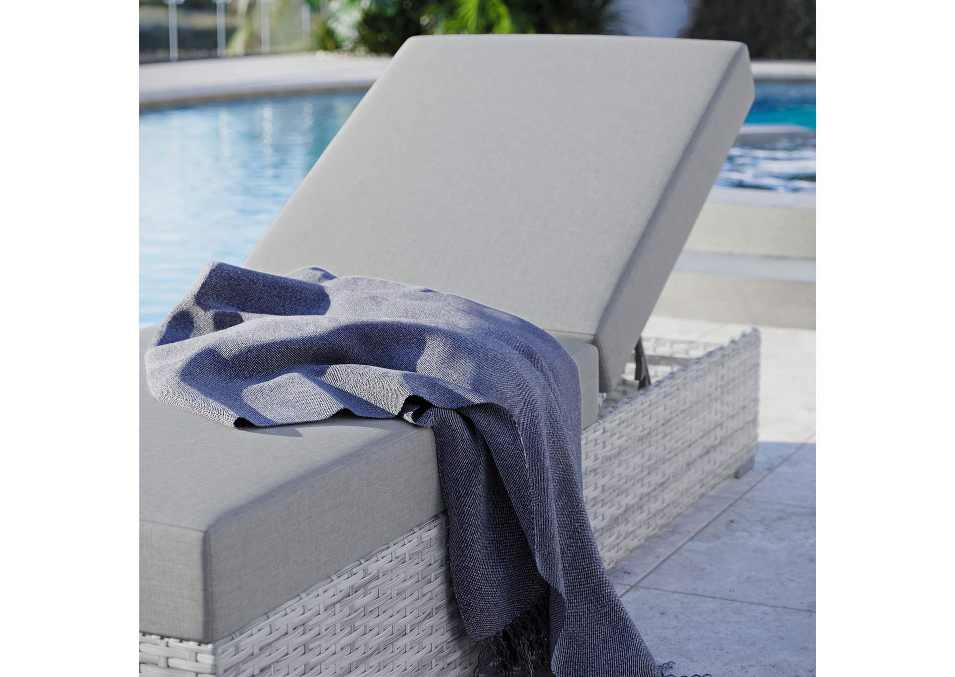 Convene Outdoor Patio Chaise,Modway