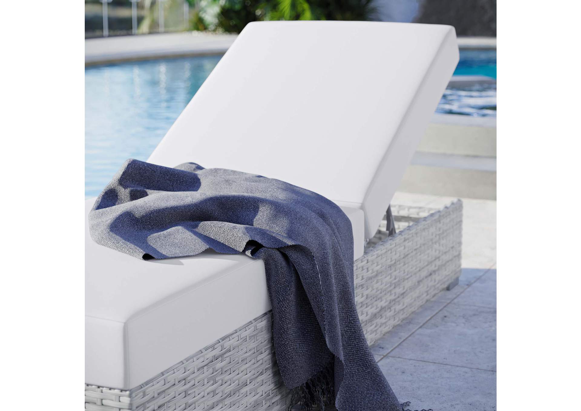 Convene Outdoor Patio Chaise,Modway