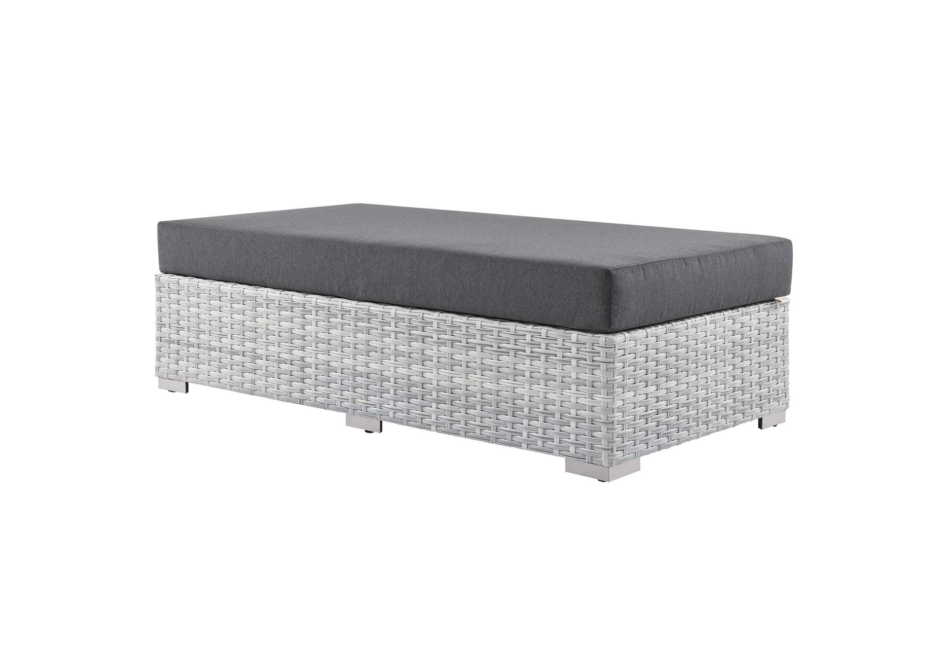 Convene Outdoor Patio Rectangular Ottoman,Modway