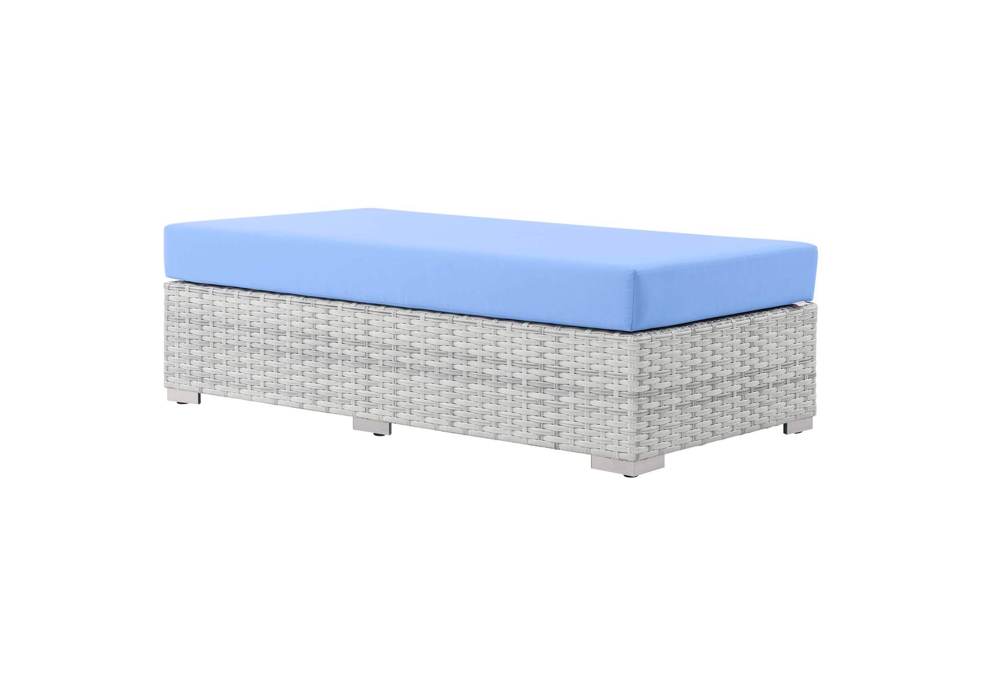 Convene Outdoor Patio Rectangular Ottoman,Modway