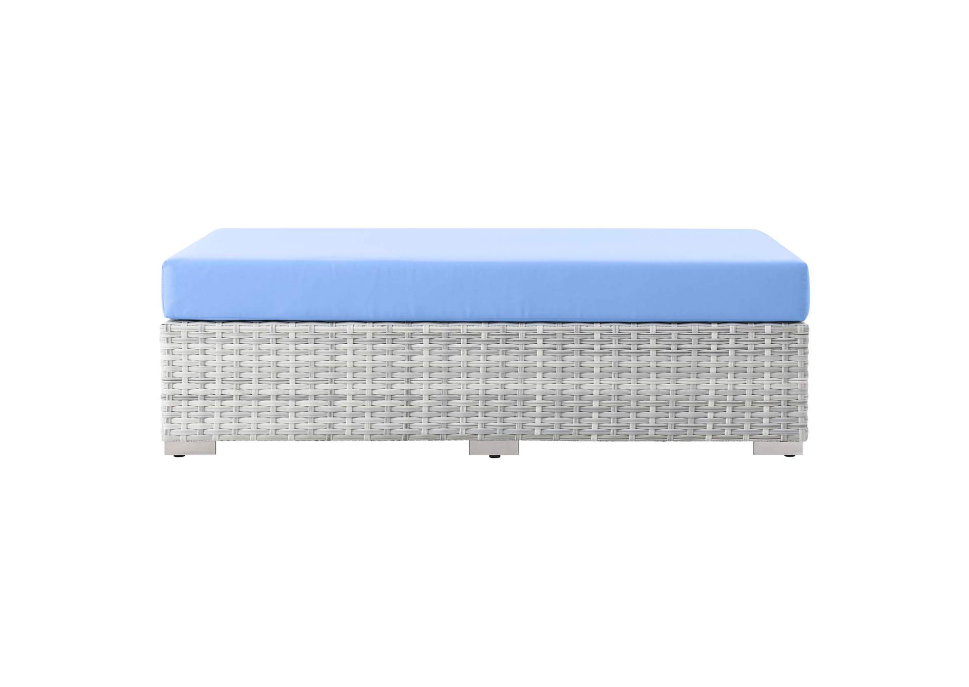 Convene Outdoor Patio Rectangular Ottoman,Modway