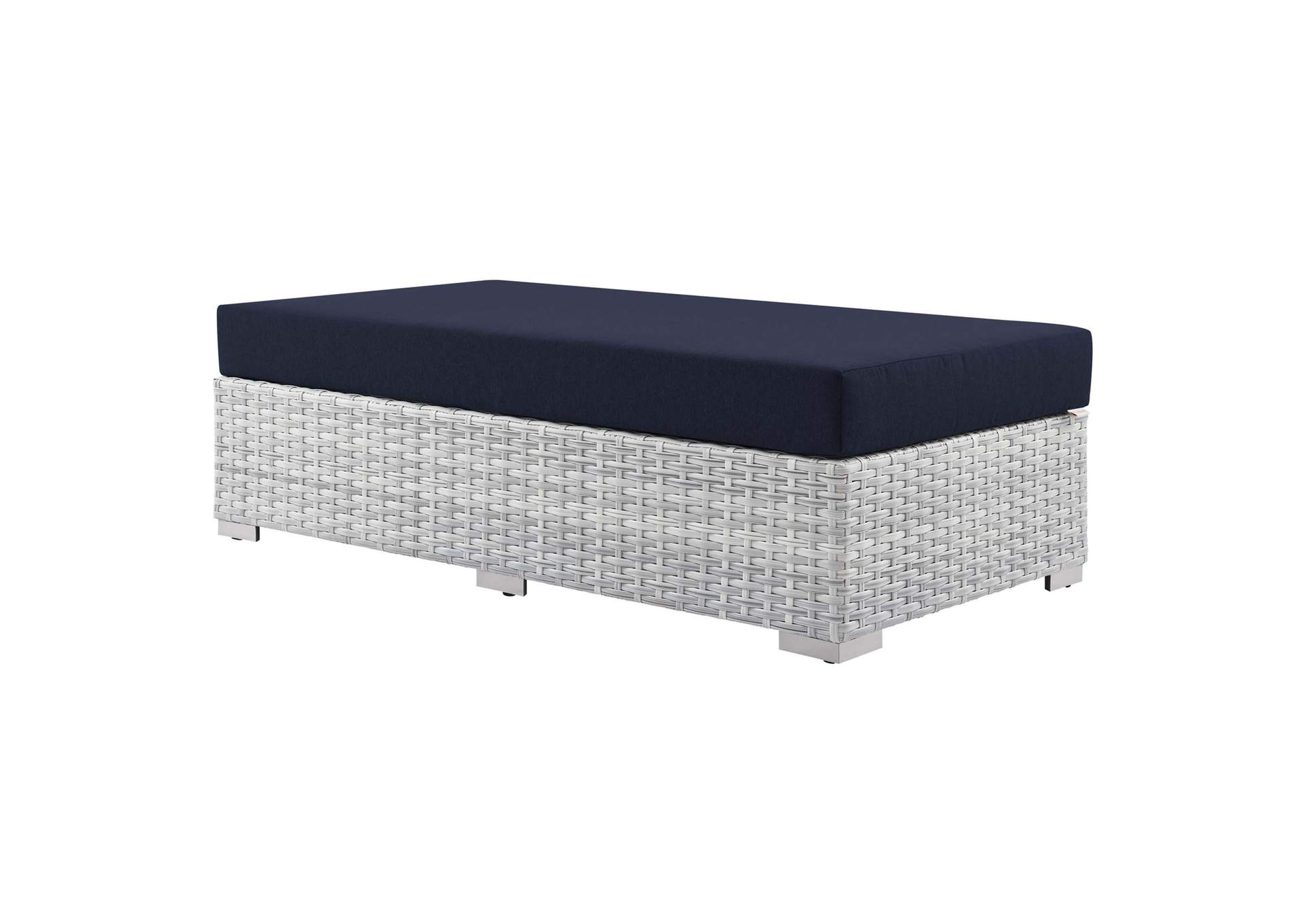 Convene Outdoor Patio Rectangular Ottoman,Modway